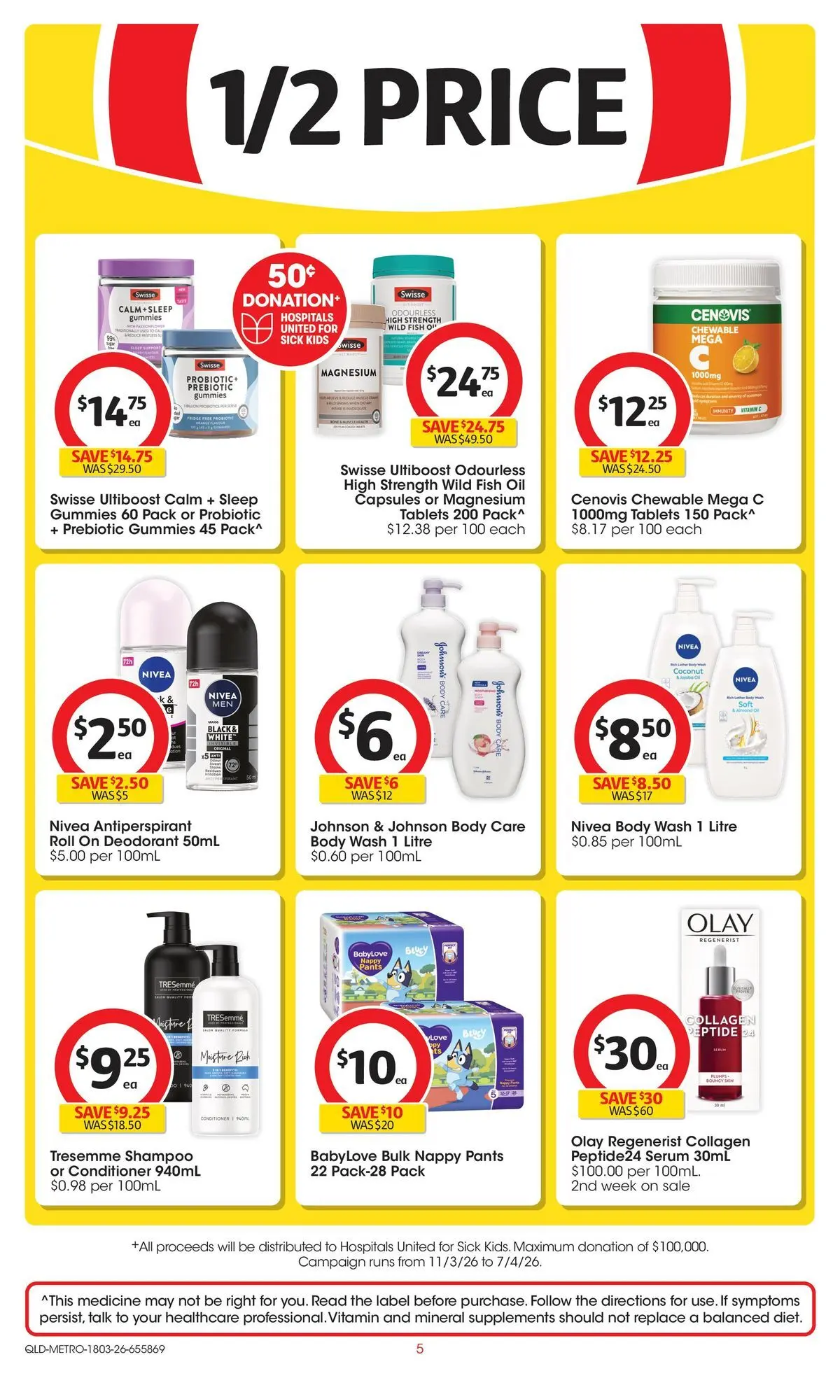﻿Coles catalogue valid from 18/03/2026 > Online Australia | Page: 5 | Products: Conditioner, Fish, Tablets, Vitamin