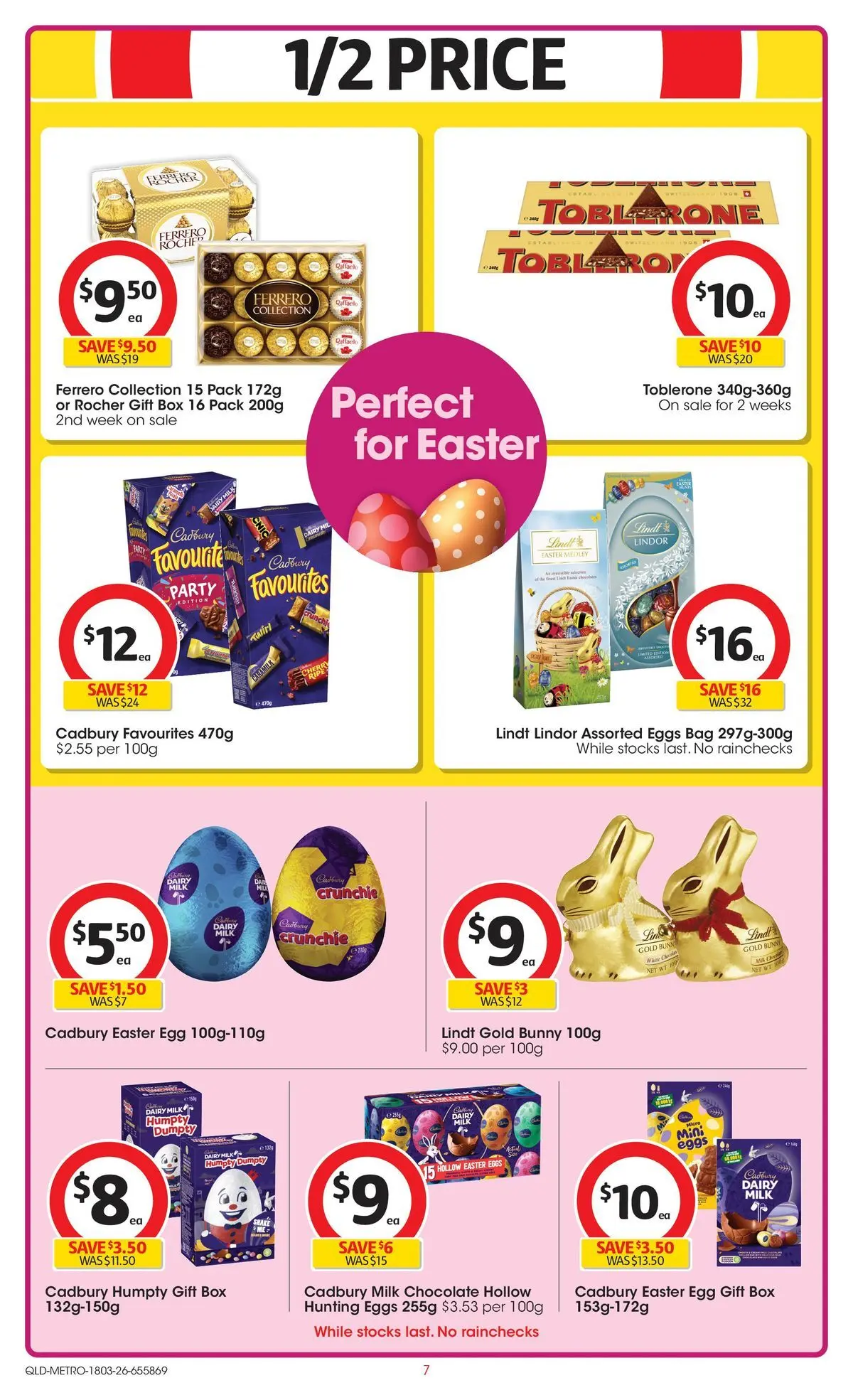 ﻿Coles catalogue valid from 18/03/2026 > Online Australia | Page: 7 | Products: Box, Eggs, Chocolate, Bag