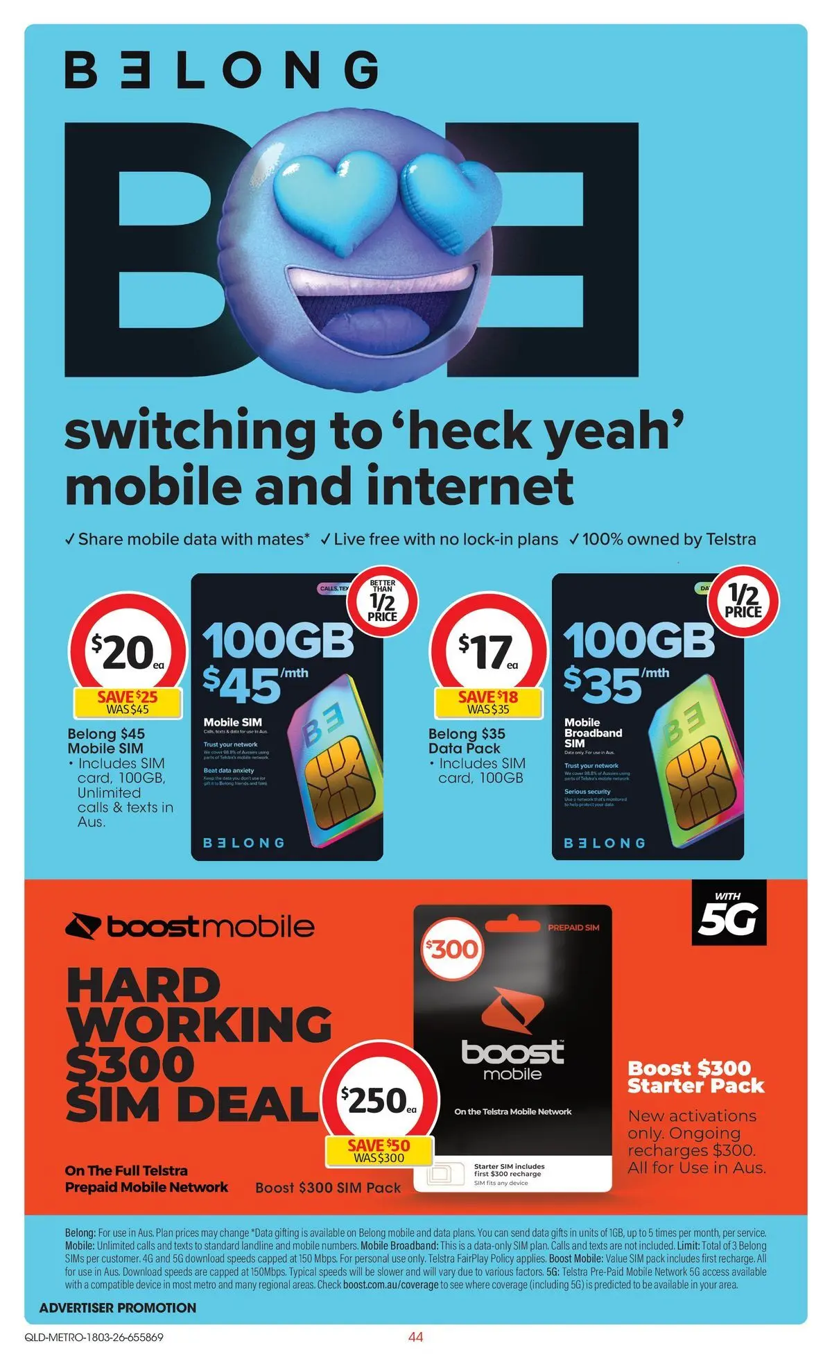 ﻿Coles catalogue valid from 18/03/2026 > Online Australia | Page: 44 | Products: Device, Mobile