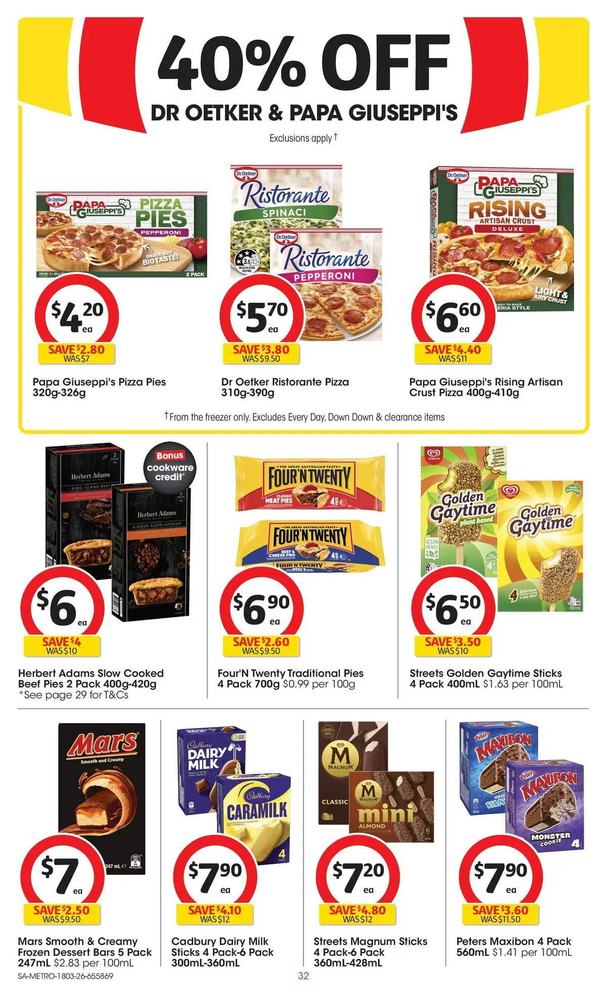 ﻿Coles catalogue valid from 18/03/2026 > Online Australia | Page: 32 | Products: Light, Milk, Dairy, Meat