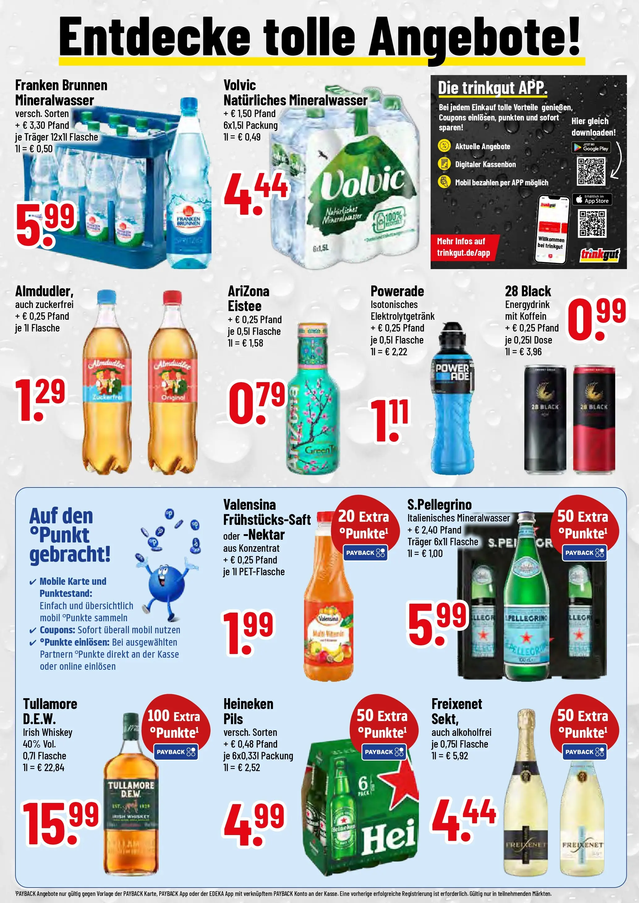 Trinkgut - trinkgut: Wochenangebote (ab 15.03.2026) » Angebote online | Seite: 2 | Produkte: Pils, Mineralwasser, Powerade, Volvic
