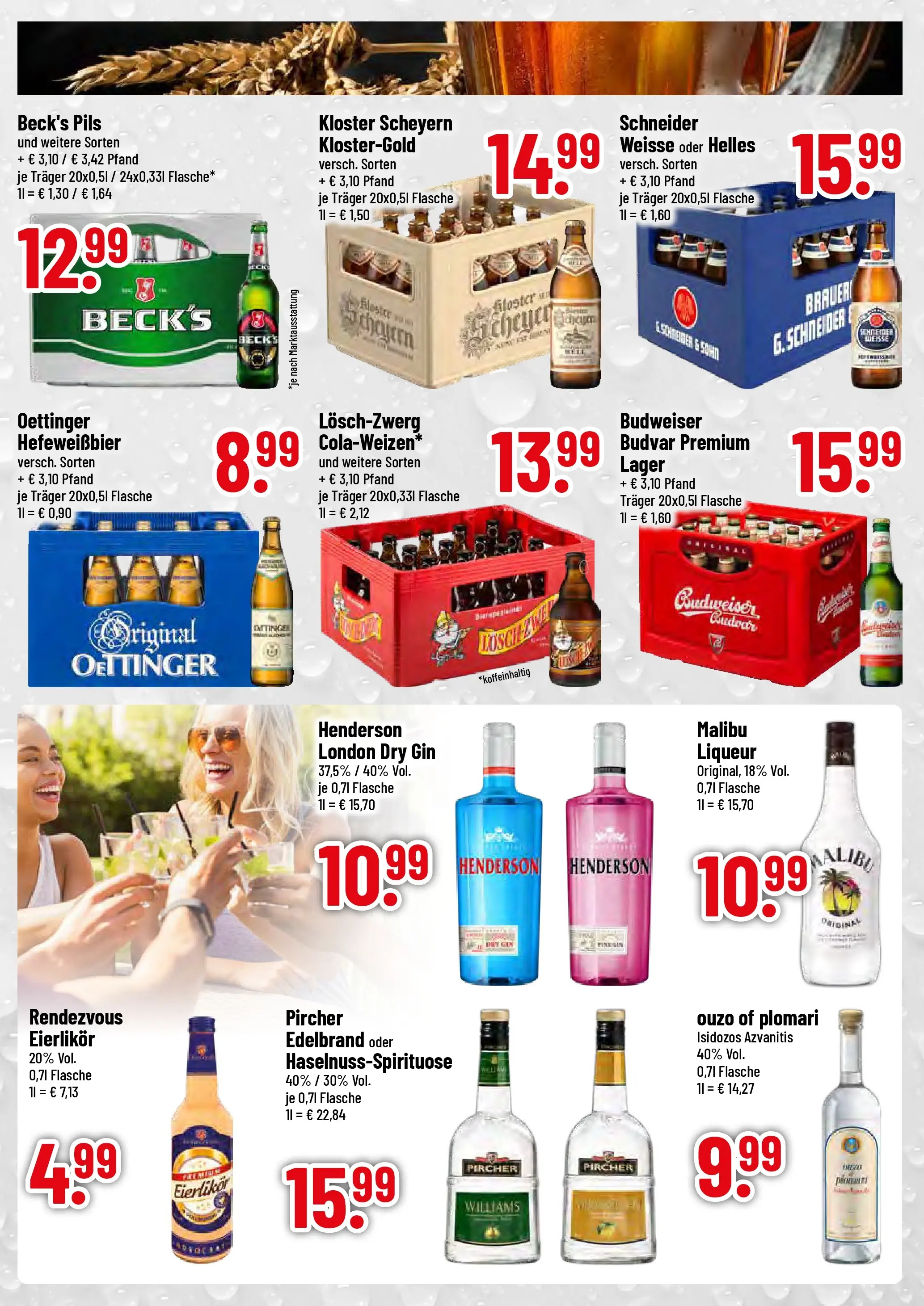 Trinkgut - trinkgut: Wochenangebote (ab 15.03.2026) » Angebote online | Seite: 3 | Produkte: Ouzo, Oettinger, Budweiser, Gin