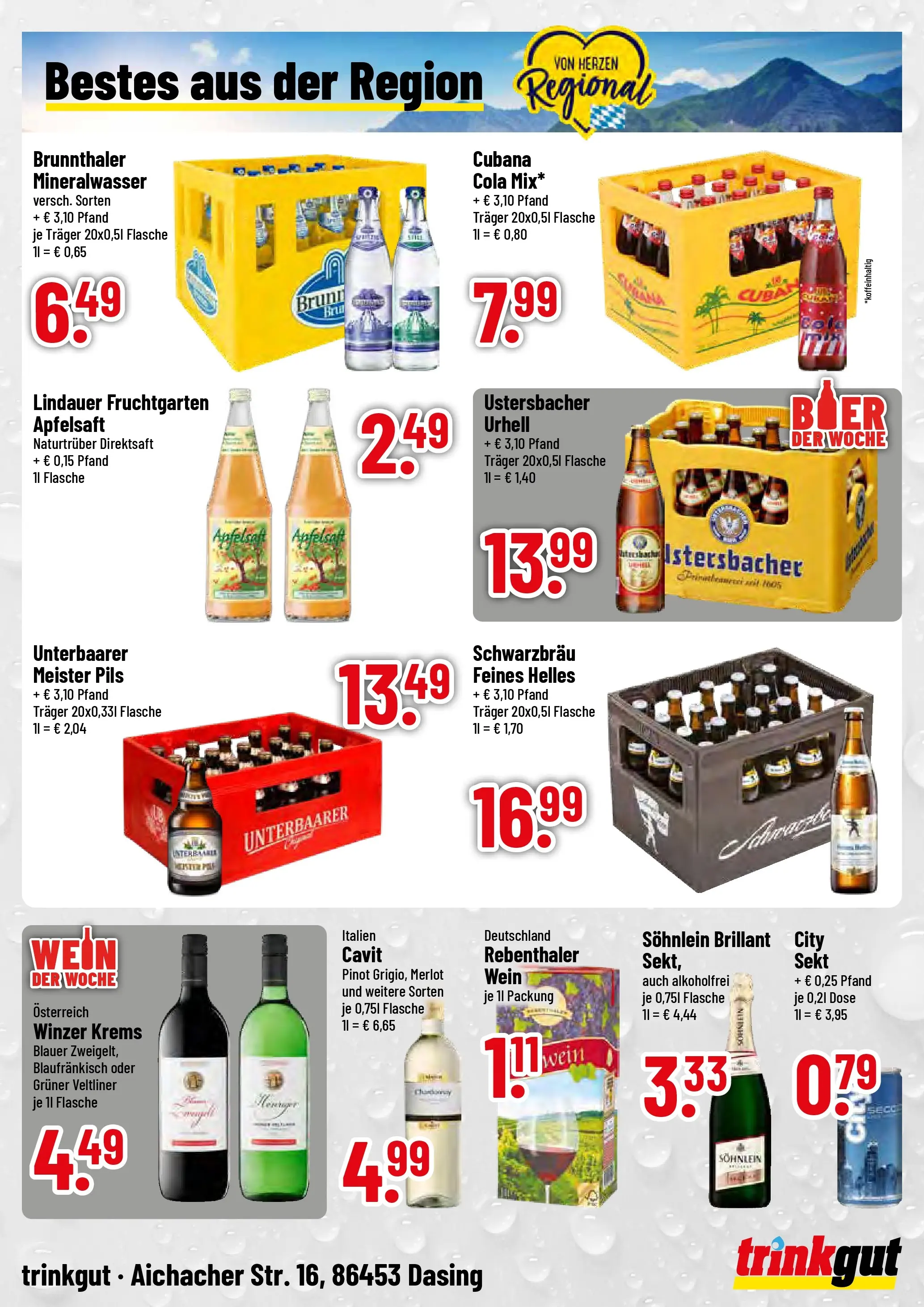 Trinkgut - trinkgut: Wochenangebote (ab 15.03.2026) » Angebote online | Seite: 4 | Produkte: Cola, Merlot, Apfelsaft, Wein