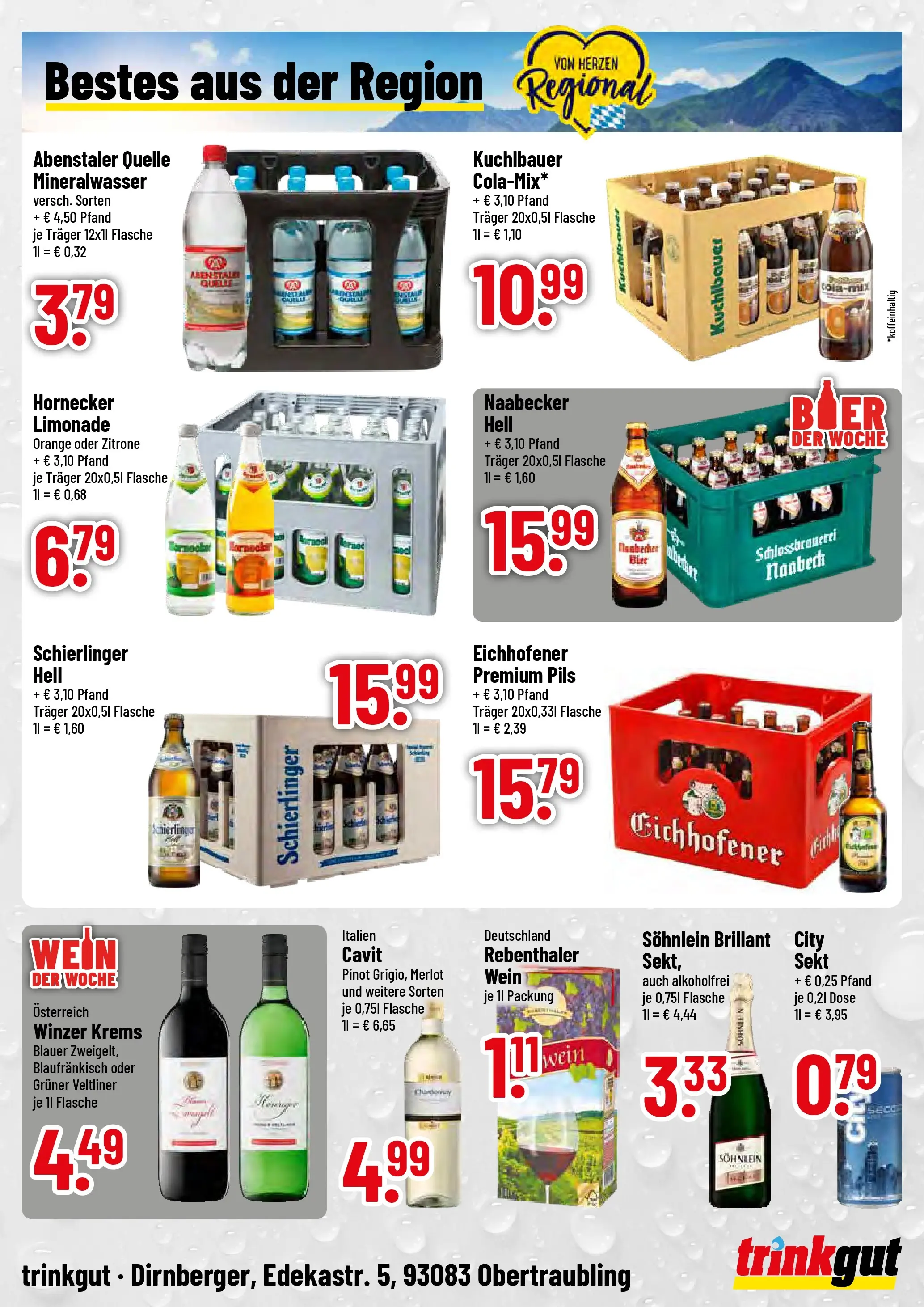 Trinkgut - trinkgut: Wochenangebote (ab 16.03.2026) » Angebote online | Seite: 4 | Produkte: Sekt, Limonade, Zitrone, Wein