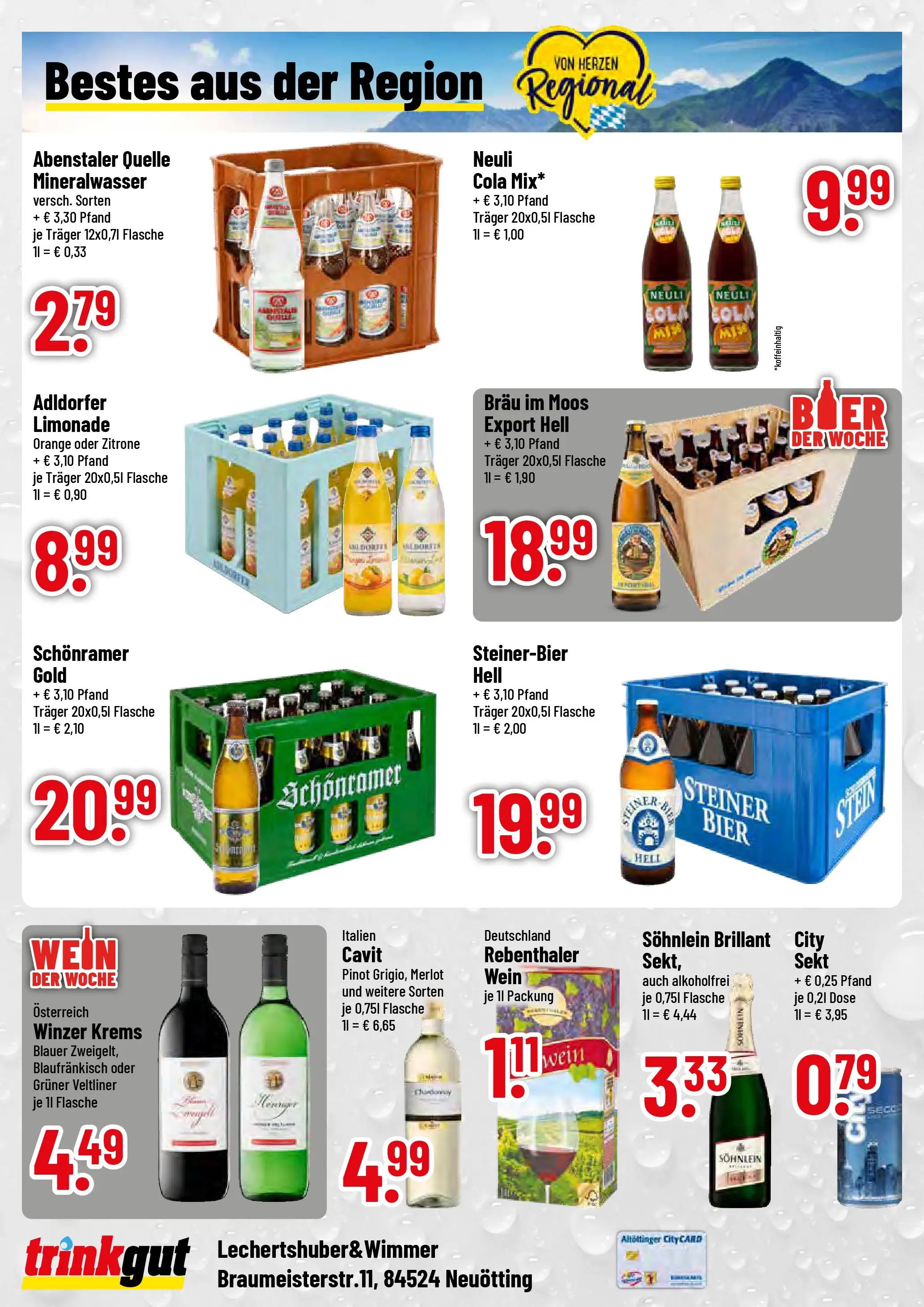 Trinkgut - trinkgut: Wochenangebote (ab 16.03.2026) » Angebote online | Seite: 4 | Produkte: Cola, Bier, Limonade, Wein