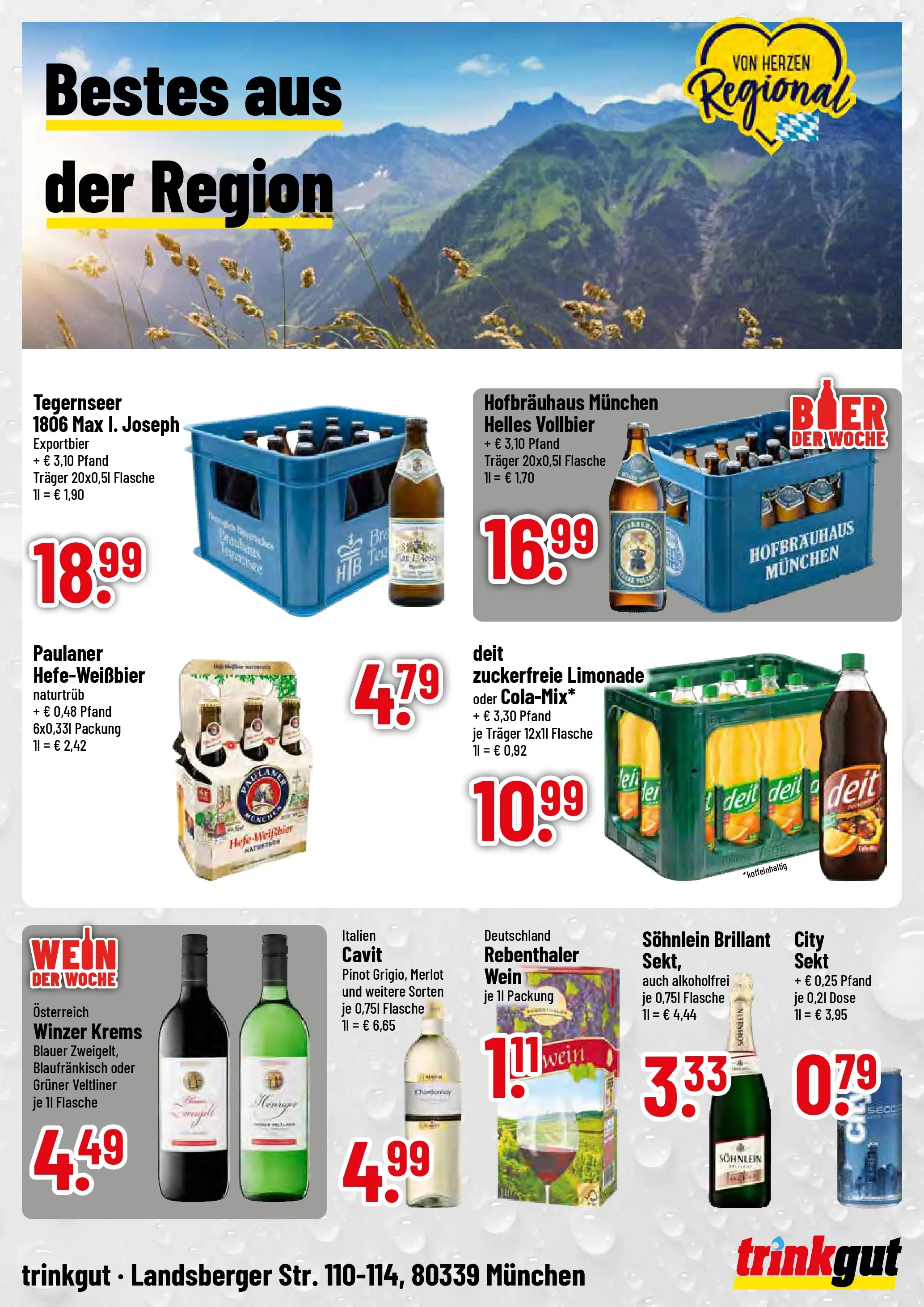 Trinkgut - trinkgut: Wochenangebote (ab 15.03.2026) » Angebote online | Seite: 4 | Produkte: Merlot, Limonade, Wein, Paulaner