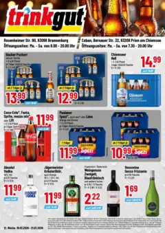 Trinkgut - trinkgut: Wochenangebote ab 15.03.2026 gültig