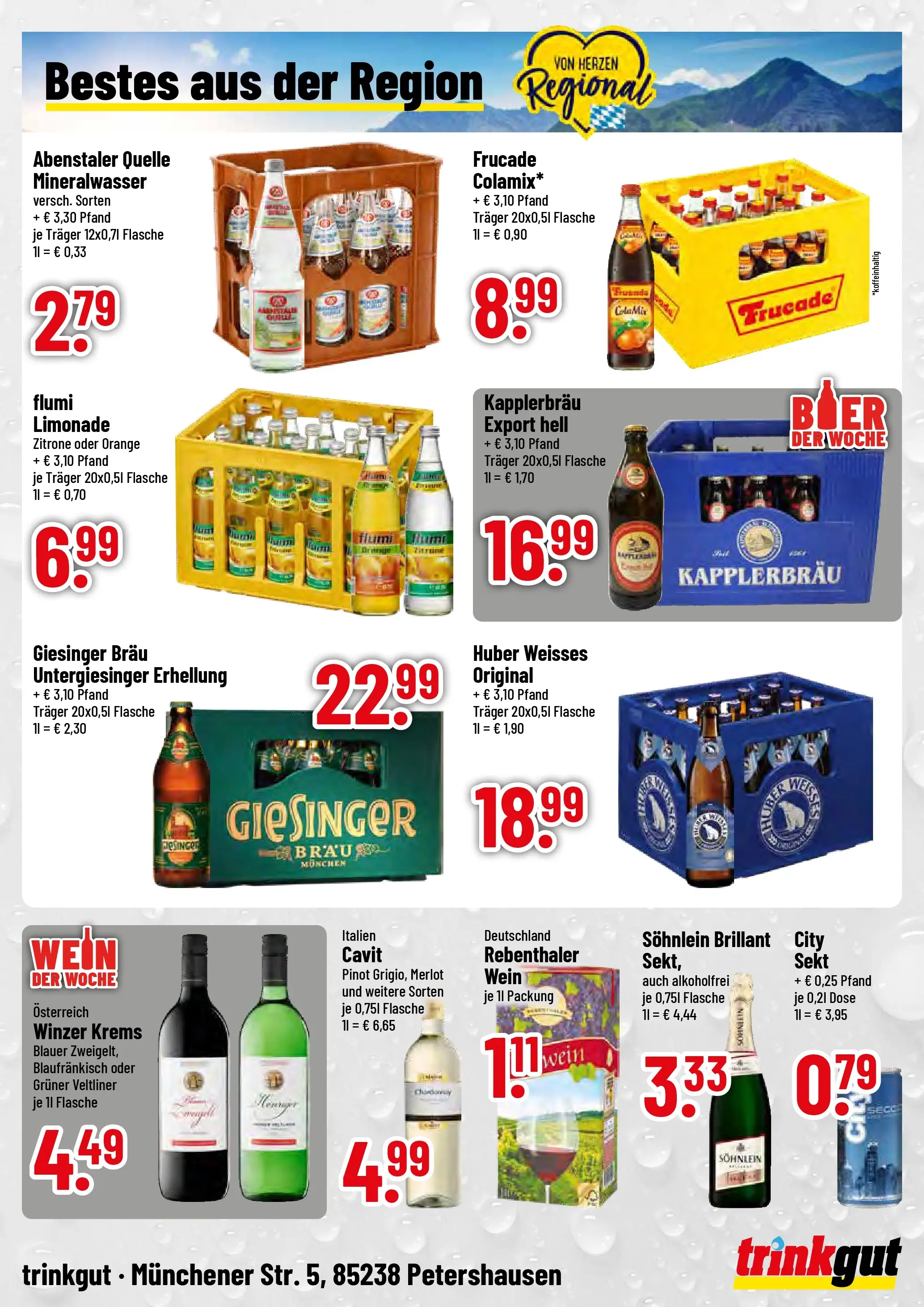 Trinkgut - trinkgut: Wochenangebote (ab 15.03.2026) » Angebote online | Seite: 4 | Produkte: Cola, Sekt, Limonade, Zitrone