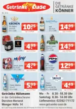 Getr&auml;nke Oase Getr&auml;nke Oase: Getr&auml;nkeangebote - bis 21.03.2026