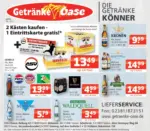 Getr&auml;nke Oase Getr&auml;nke Oase: Getr&auml;nkeangebote - bis 21.03.2026