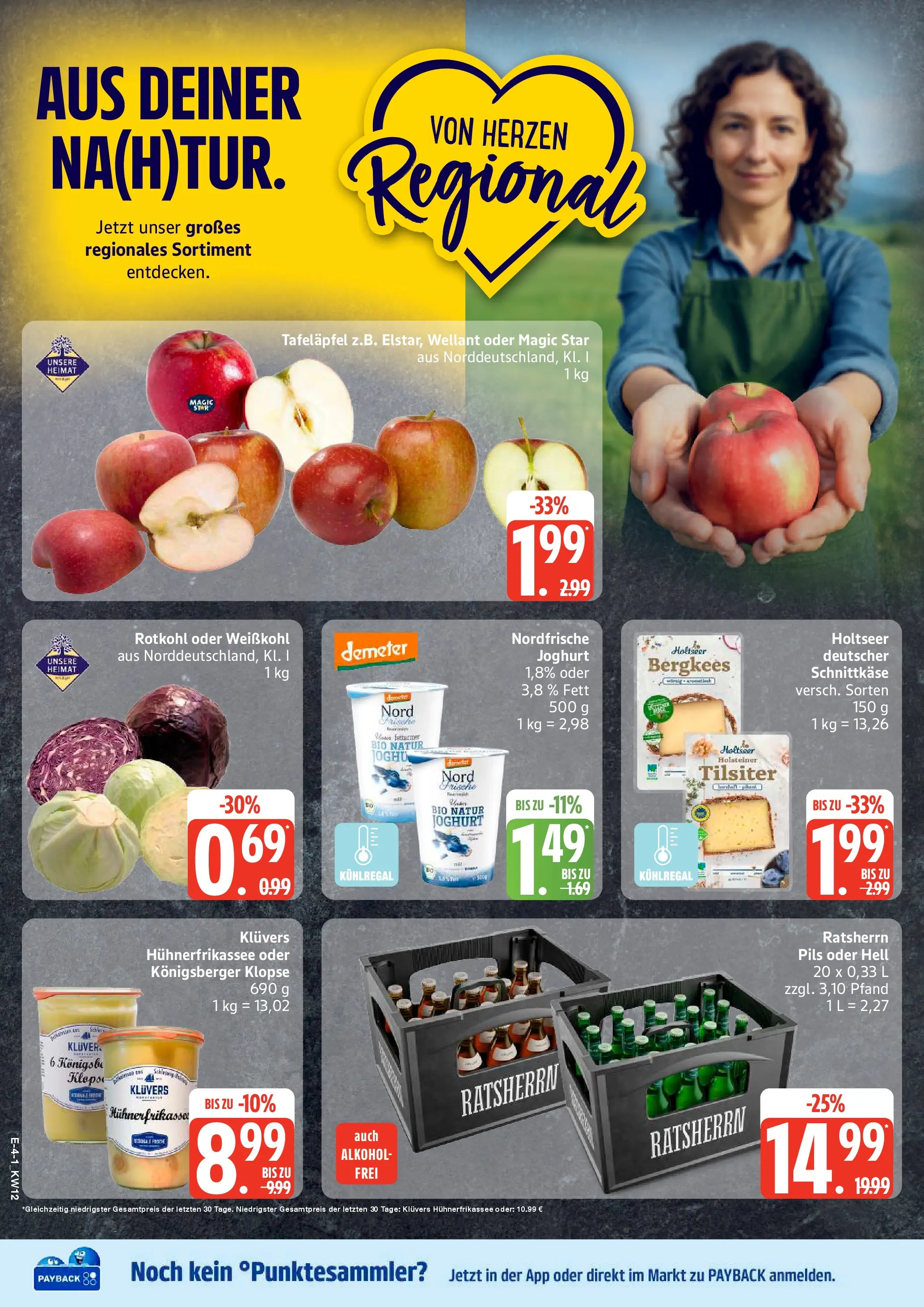 Marktkauf - Marktkauf: Wochenangebote (ab 15.03.2026) » Angebote online | Seite: 4 | Produkte: Rotkohl, Joghurt, Pils