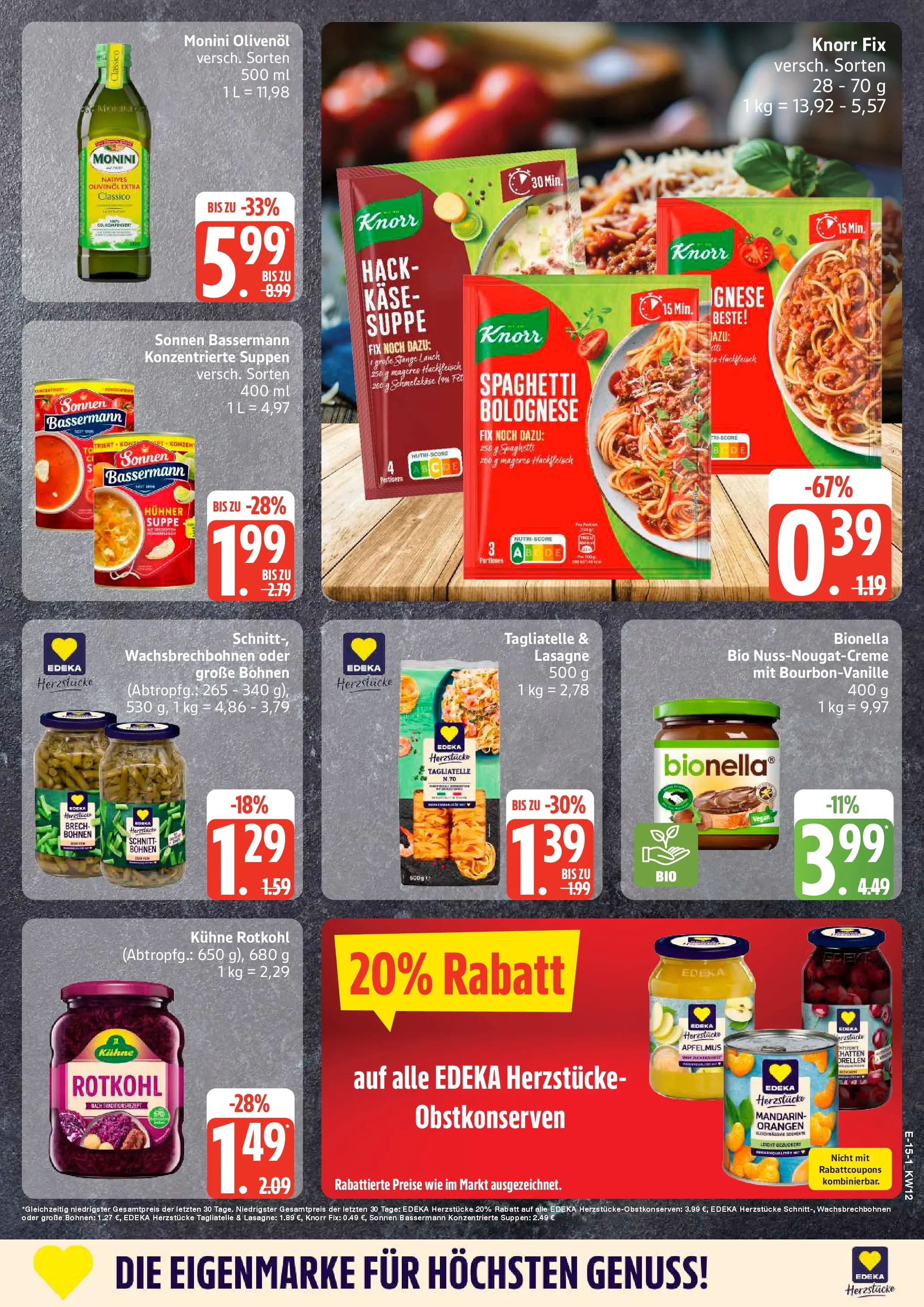 Marktkauf - Marktkauf: Wochenangebote (ab 15.03.2026) » Angebote online | Seite: 19 | Produkte: Knorr fix, Rotkohl, Knorr, Hackfleisch