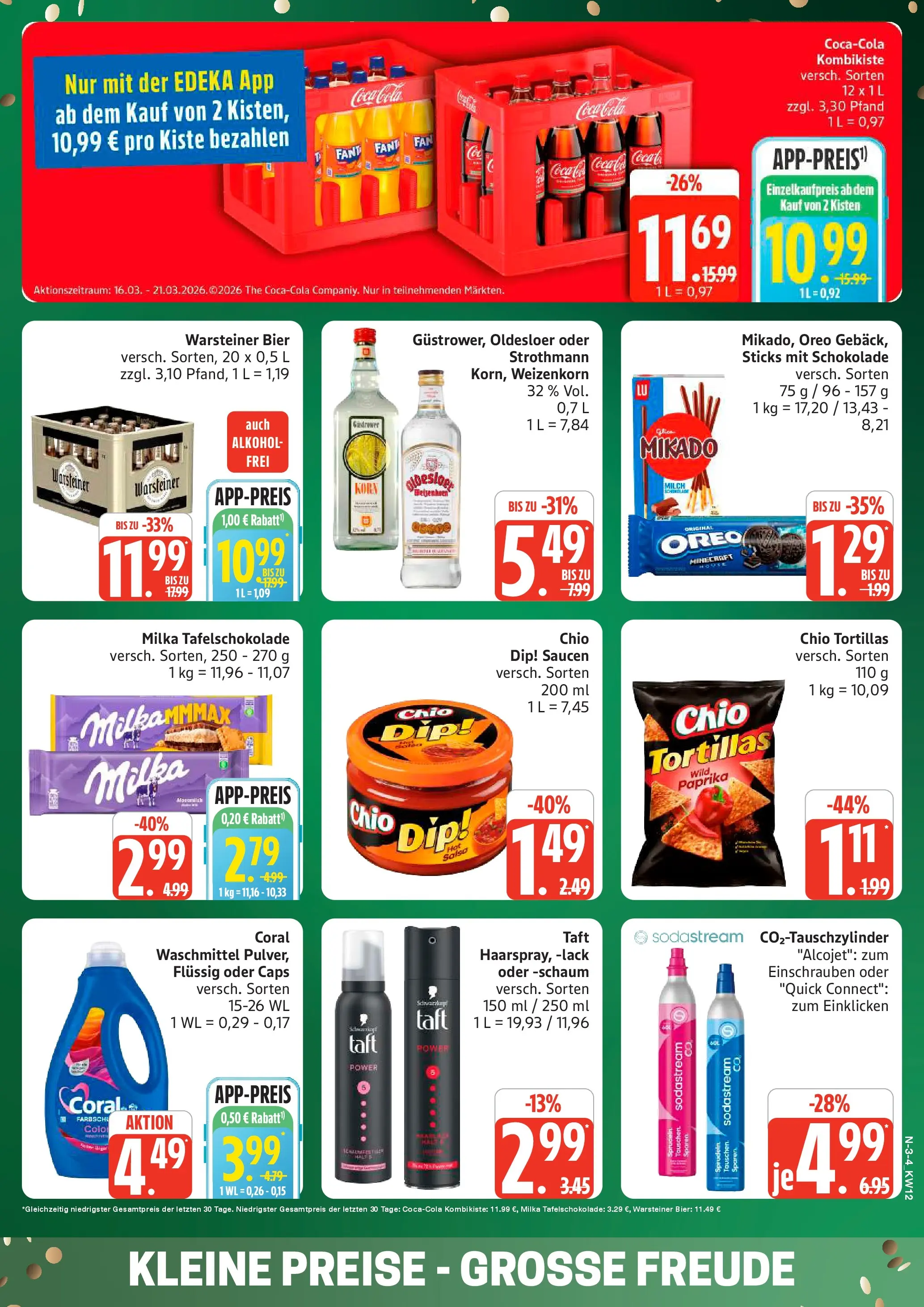 Marktkauf - Marktkauf: Wochenangebote (ab 15.03.2026) » Angebote online | Seite: 3 | Produkte: Milch, Schokolade, Milka, Chio tortillas