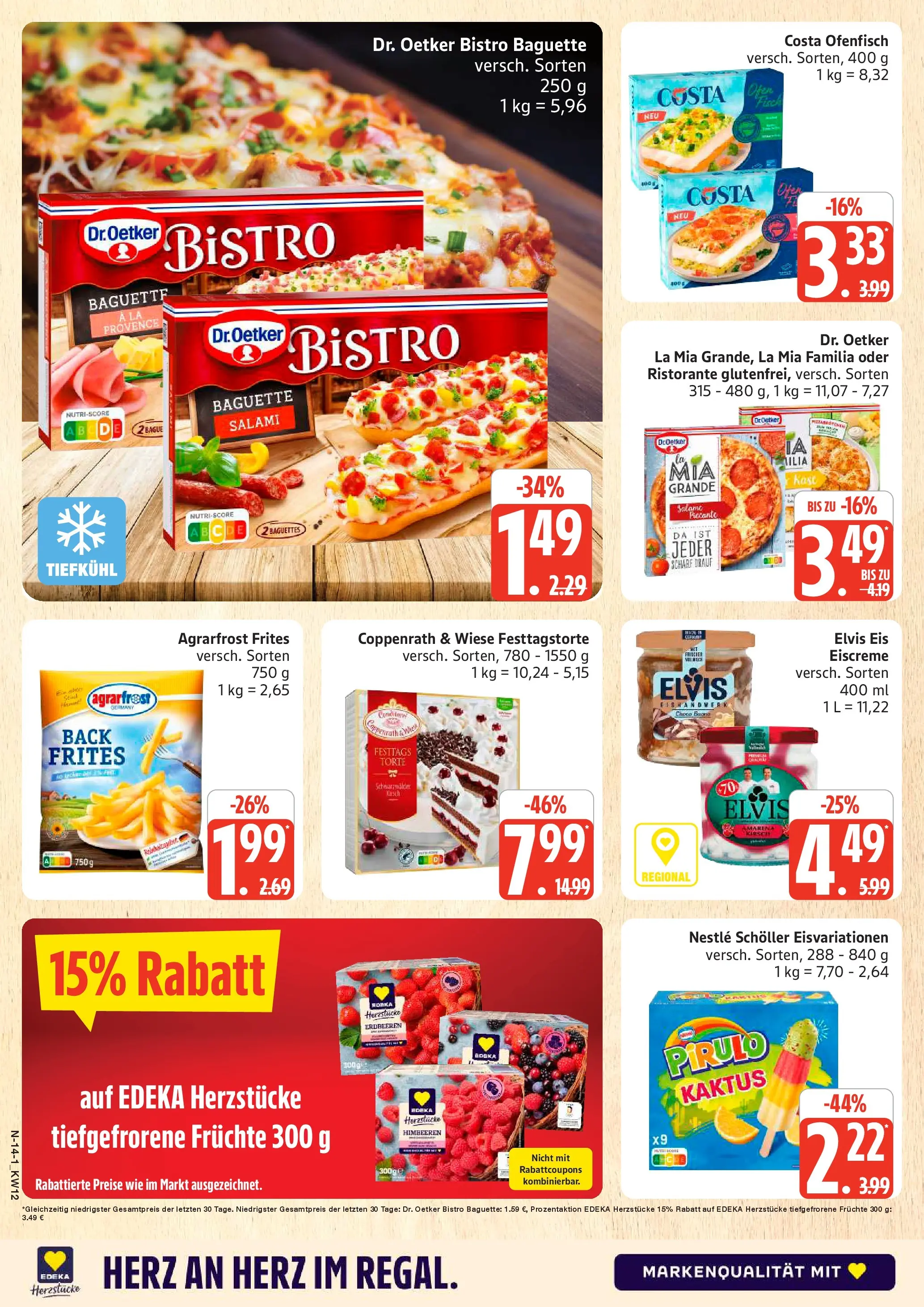 Marktkauf - Marktkauf: Wochenangebote (ab 15.03.2026) » Angebote online | Seite: 14 | Produkte: Himbeeren, Ristorante, Baguette, Fisch