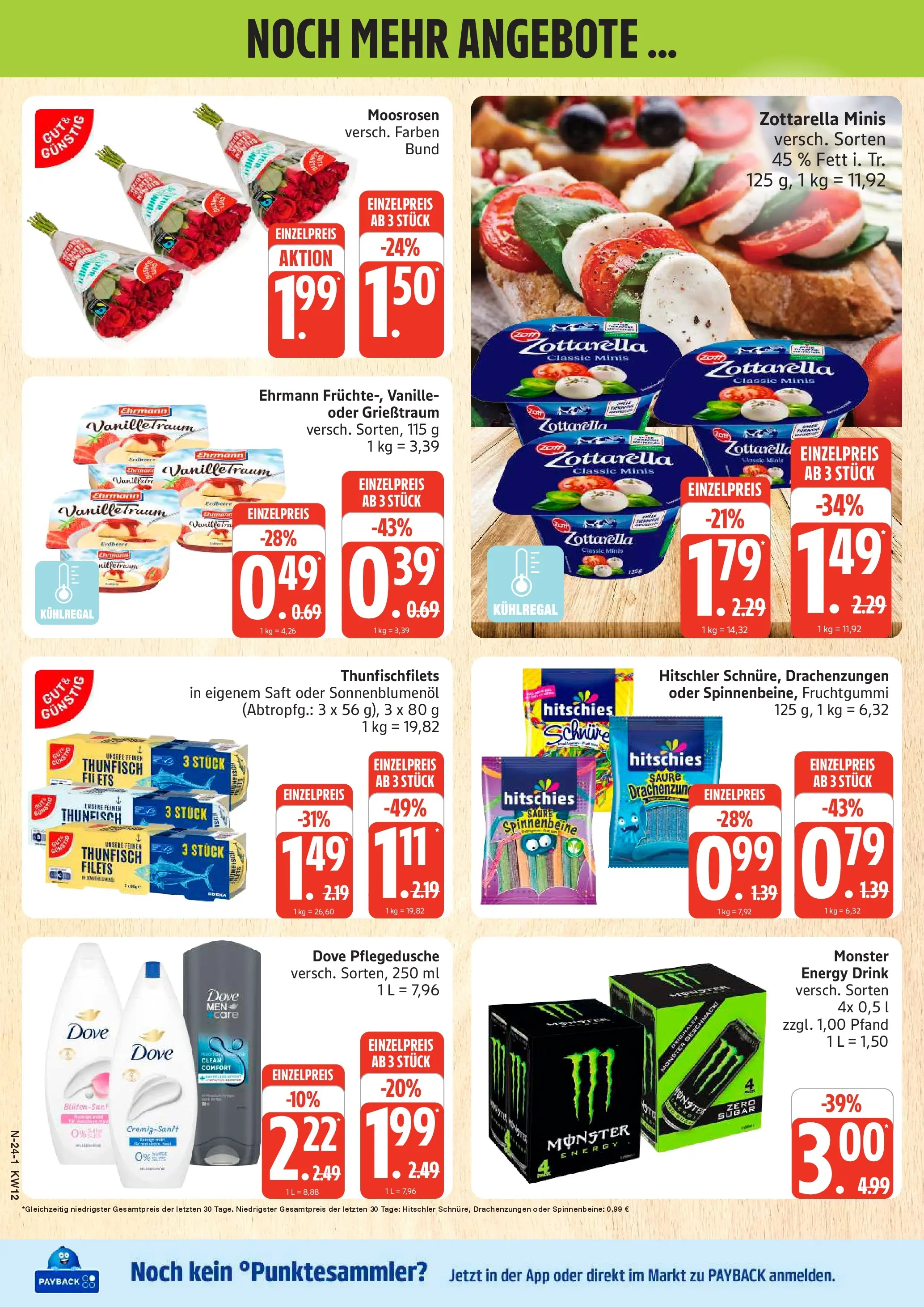 Marktkauf - Marktkauf: Wochenangebote (ab 15.03.2026) » Angebote online | Seite: 24 | Produkte: Energy, Thunfisch, Sonnenblumenol, Monster