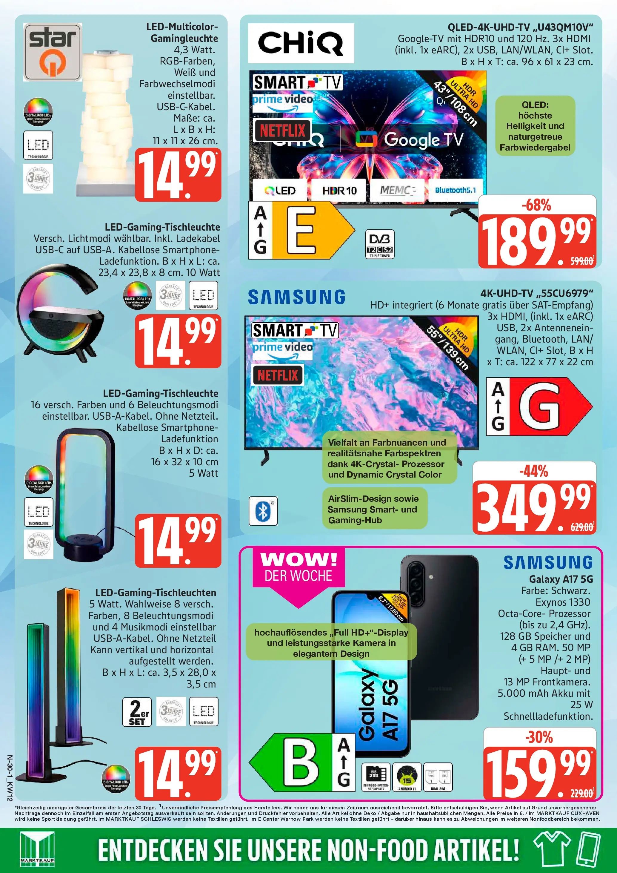 Marktkauf - Marktkauf: Wochenangebote (ab 15.03.2026) » Angebote online | Seite: 30 | Produkte: Smart TV, Smartphone, TV, Video