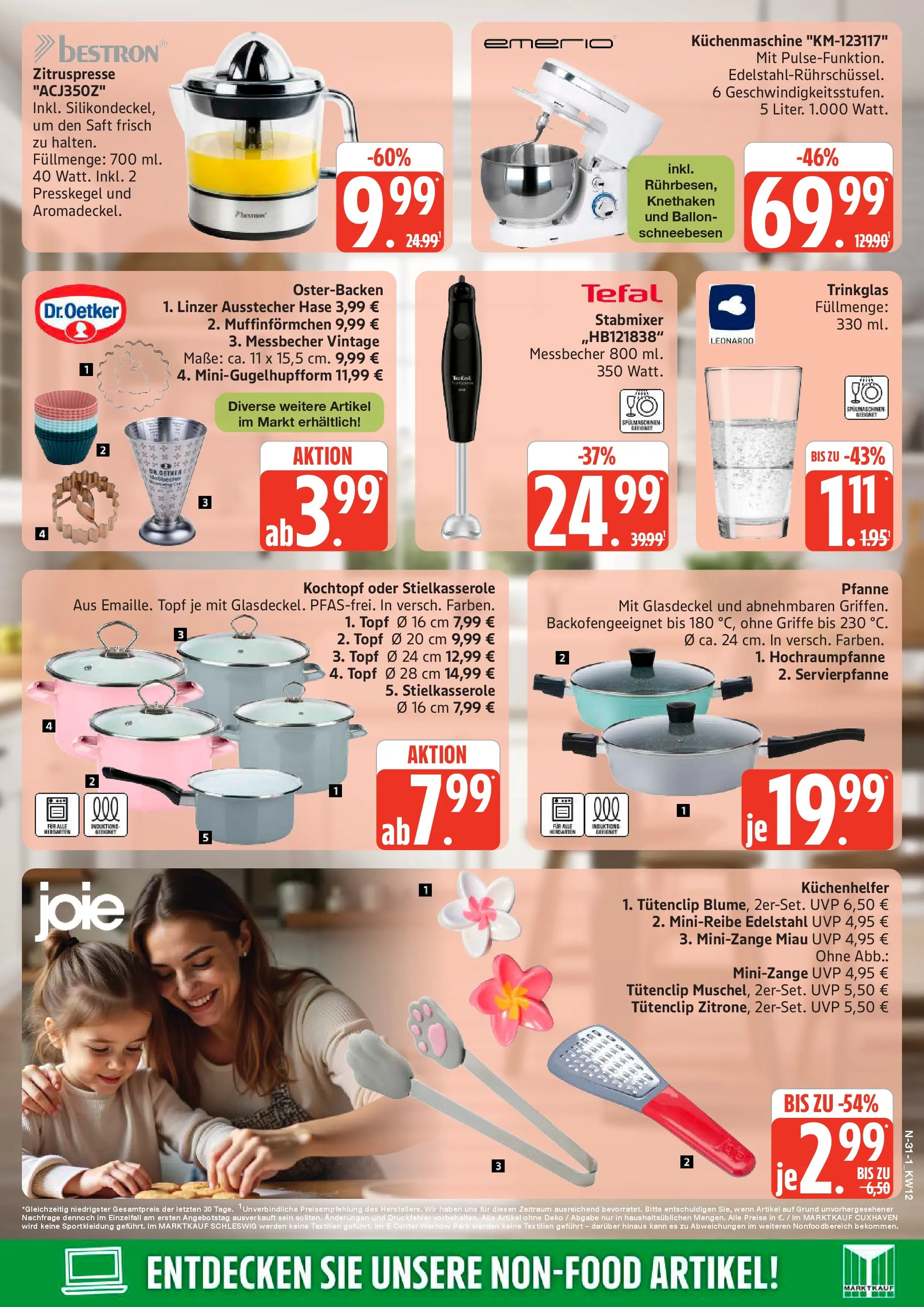 Marktkauf - Marktkauf: Wochenangebote (ab 15.03.2026) » Angebote online | Seite: 31 | Produkte: Saft, Stabmixer