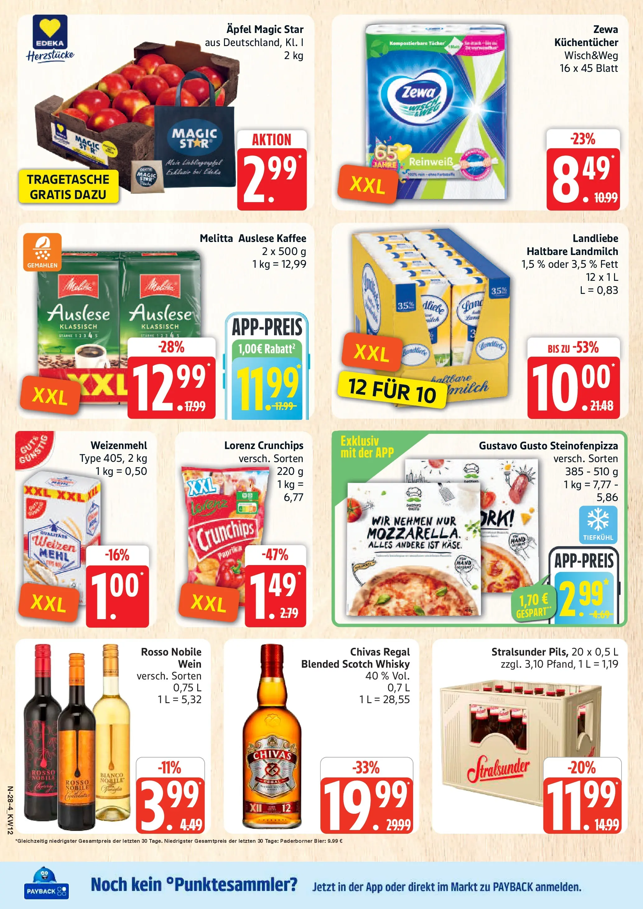 Marktkauf - Marktkauf: Wochenangebote (ab 15.03.2026) » Angebote online | Seite: 28 | Produkte: Kaffee, Regal, Zewa, Lorenz crunchips