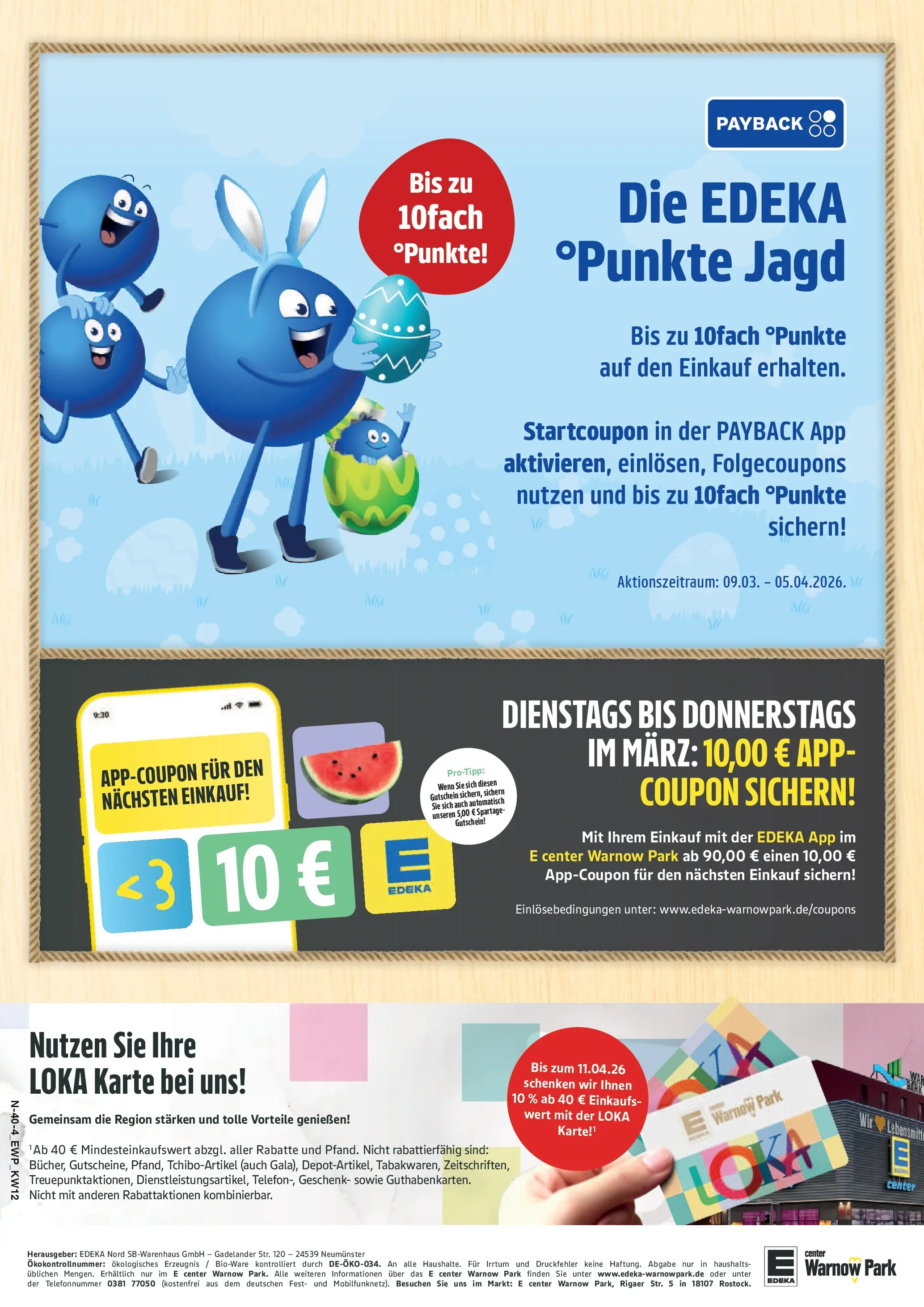 E center prospekt Rostock	 (ab 16.03.2026) » Angebote Online | Seite: 40