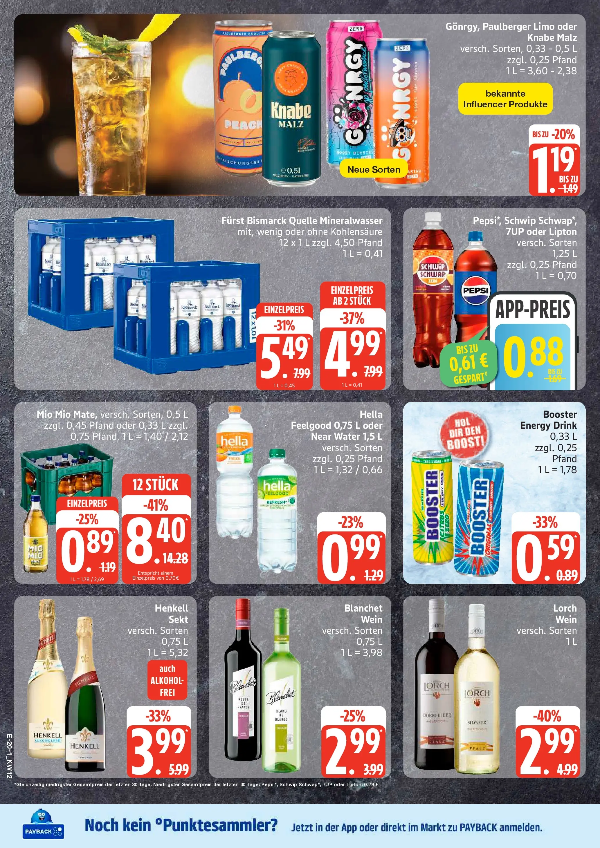 Edeka prospekt Ratzeburg	 (ab 15.03.2026) » Angebote Online | Seite: 24 | Produkte: Energy, Sekt, Hella, Pepsi