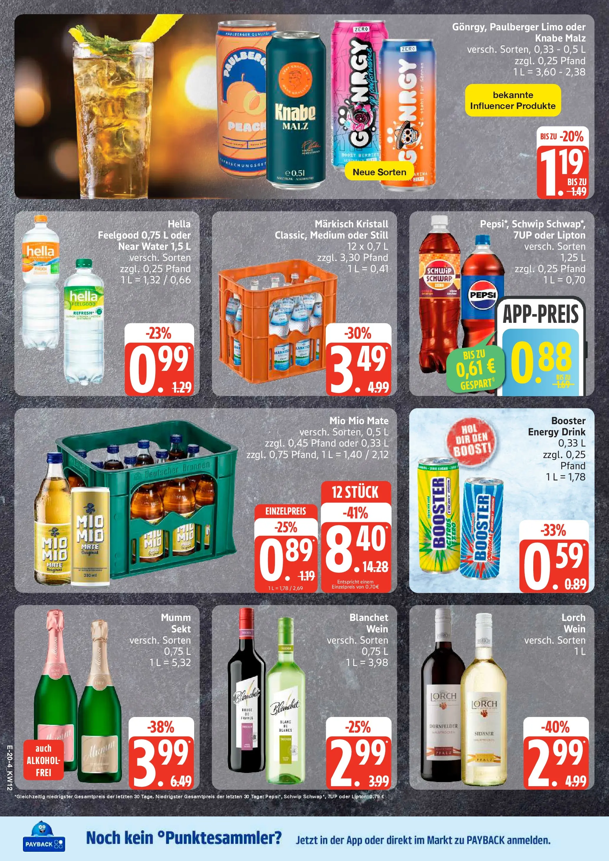 Edeka prospekt Rostock	 (ab 15.03.2026) » Angebote Online | Seite: 24 | Produkte: Sekt, Schwip schwap, Mio mio mate, Pepsi