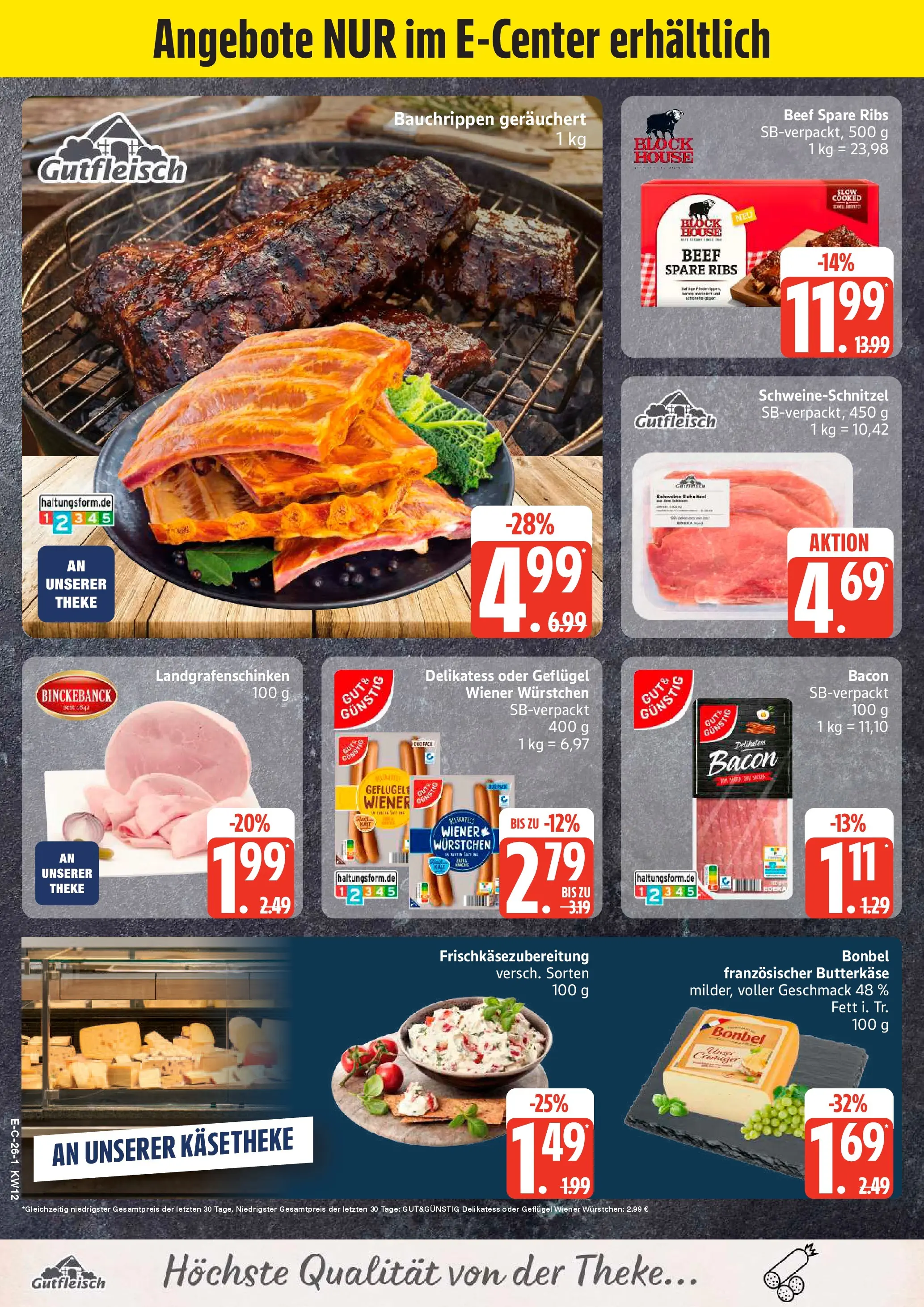 Edeka prospekt Elmshorn	 (ab 15.03.2026) » Angebote Online | Seite: 30 | Produkte: Wiener wurstchen, Theke, Spare ribs, Schnitzel