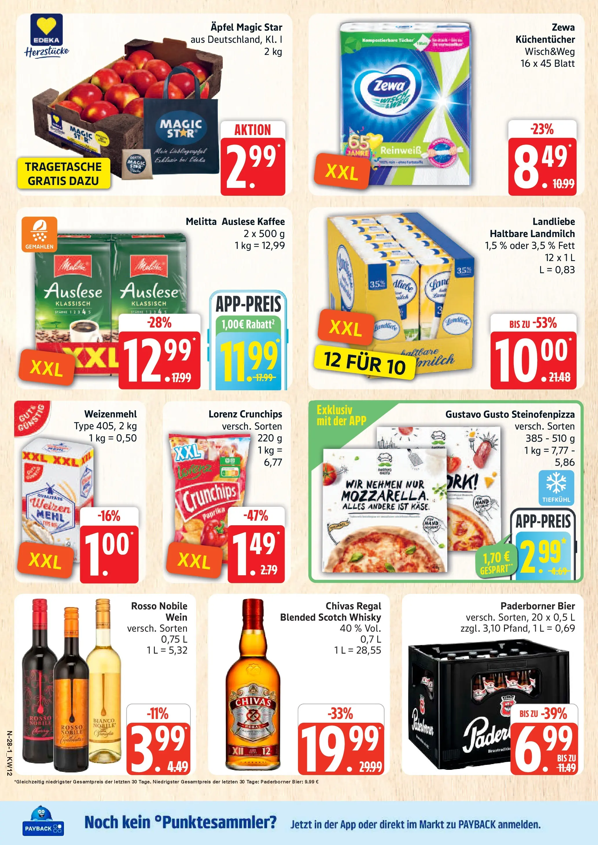 Marktkauf - Marktkauf: Wochenangebote (ab 16.03.2026) » Angebote online | Seite: 28 | Produkte: Whisky, Melitta, Kaffee, Lorenz crunchips