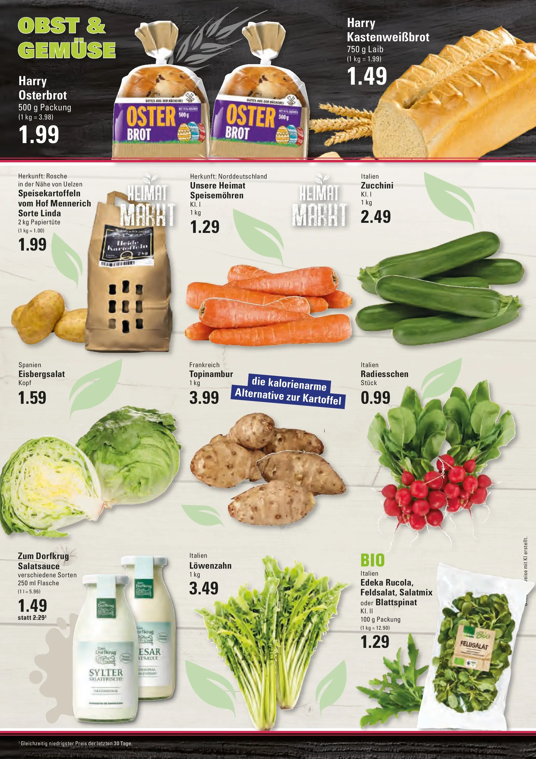 Edeka prospekt Hamburg	 (ab 15.03.2026) » Angebote Online | Seite: 2 | Produkte: Gemüse, Obst, Brot, Zucchini