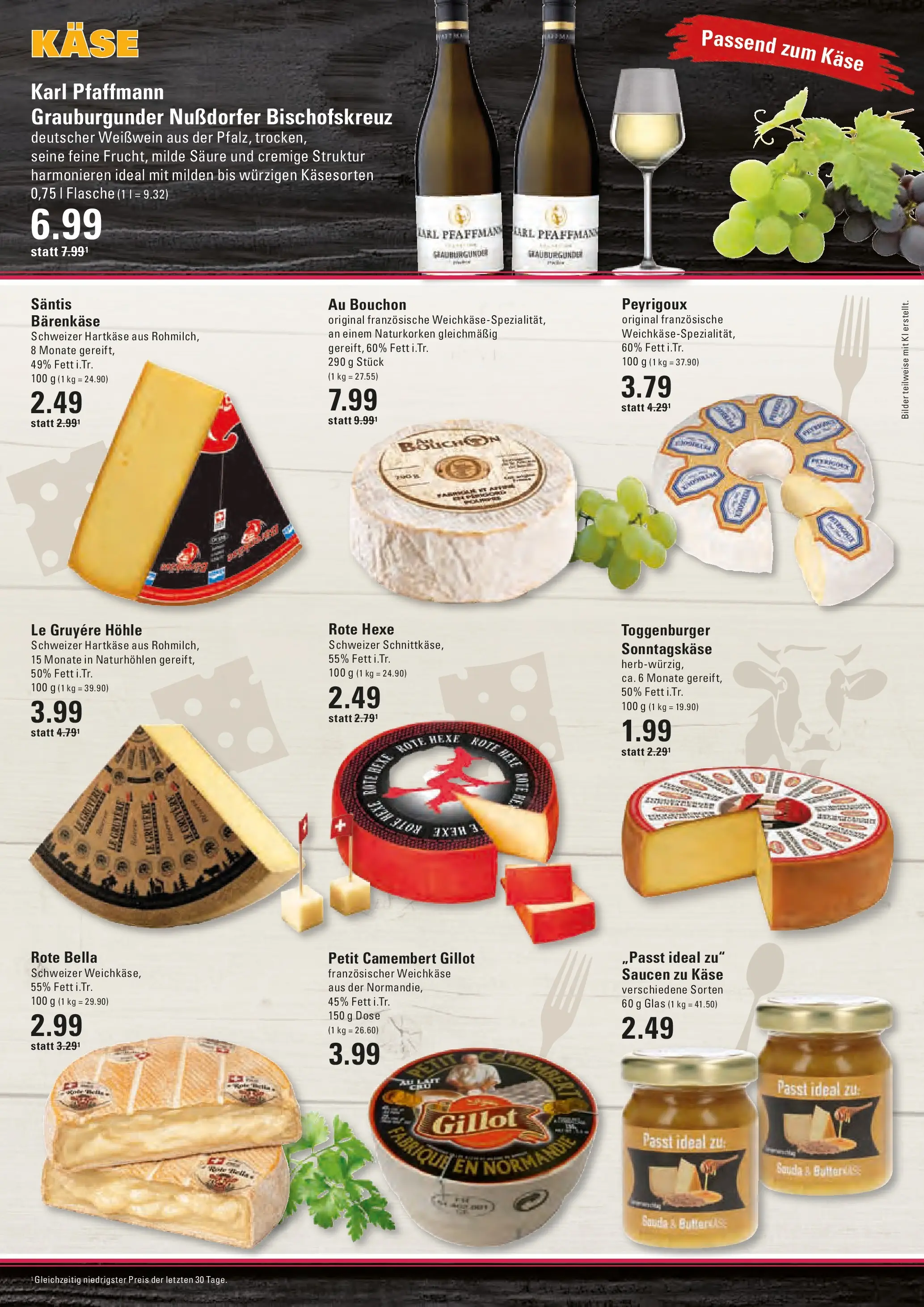 Edeka prospekt Hamburg	 (ab 15.03.2026) » Angebote Online | Seite: 7 | Produkte: Käse, Weißwein, Bilder