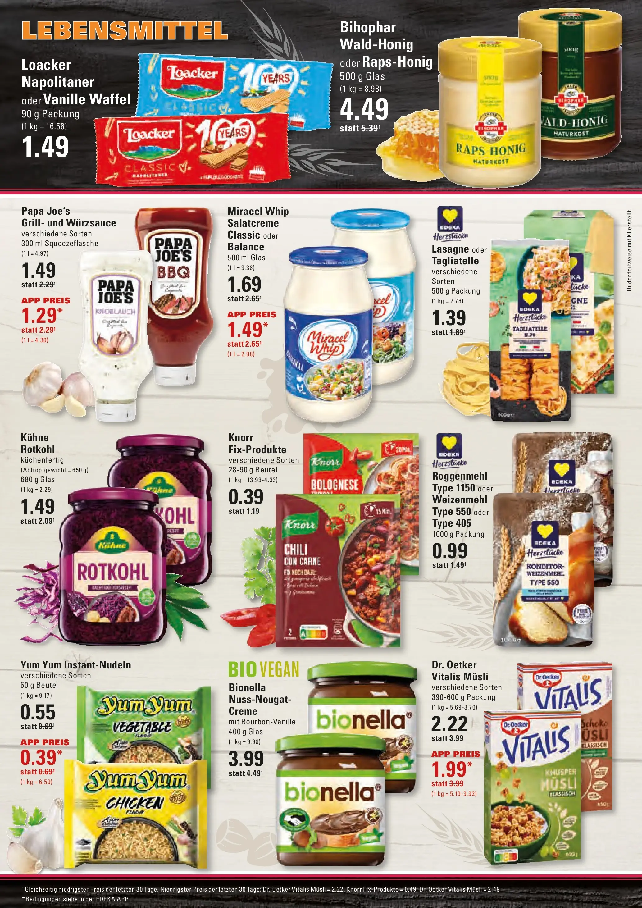 Edeka prospekt Hamburg	 (ab 15.03.2026) » Angebote Online | Seite: 12 | Produkte: Musli, Rotkohl, Weizenmehl, Creme