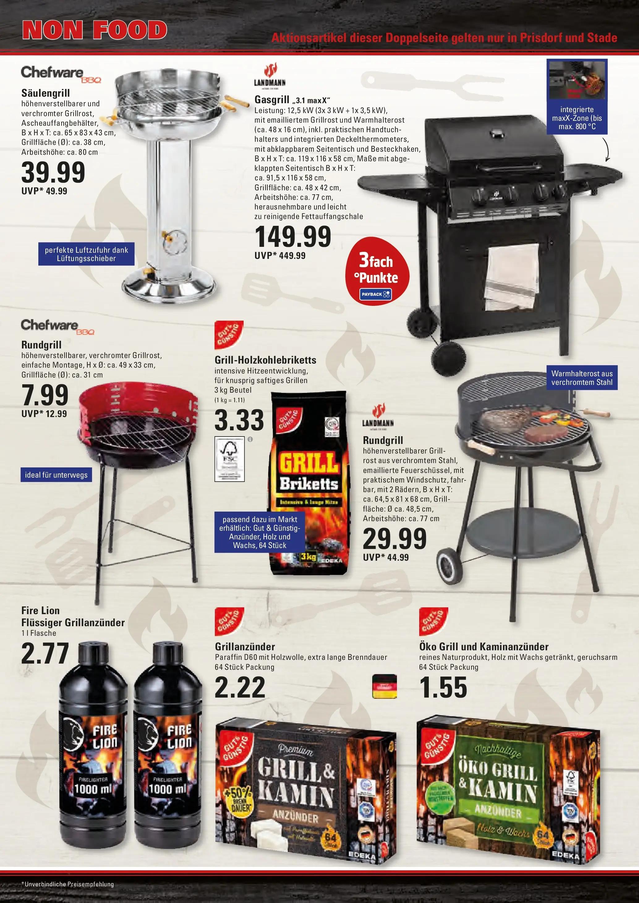 Edeka prospekt Stade	 (ab 15.03.2026) » Angebote Online | Seite: 21 | Produkte: Grill, Kamin