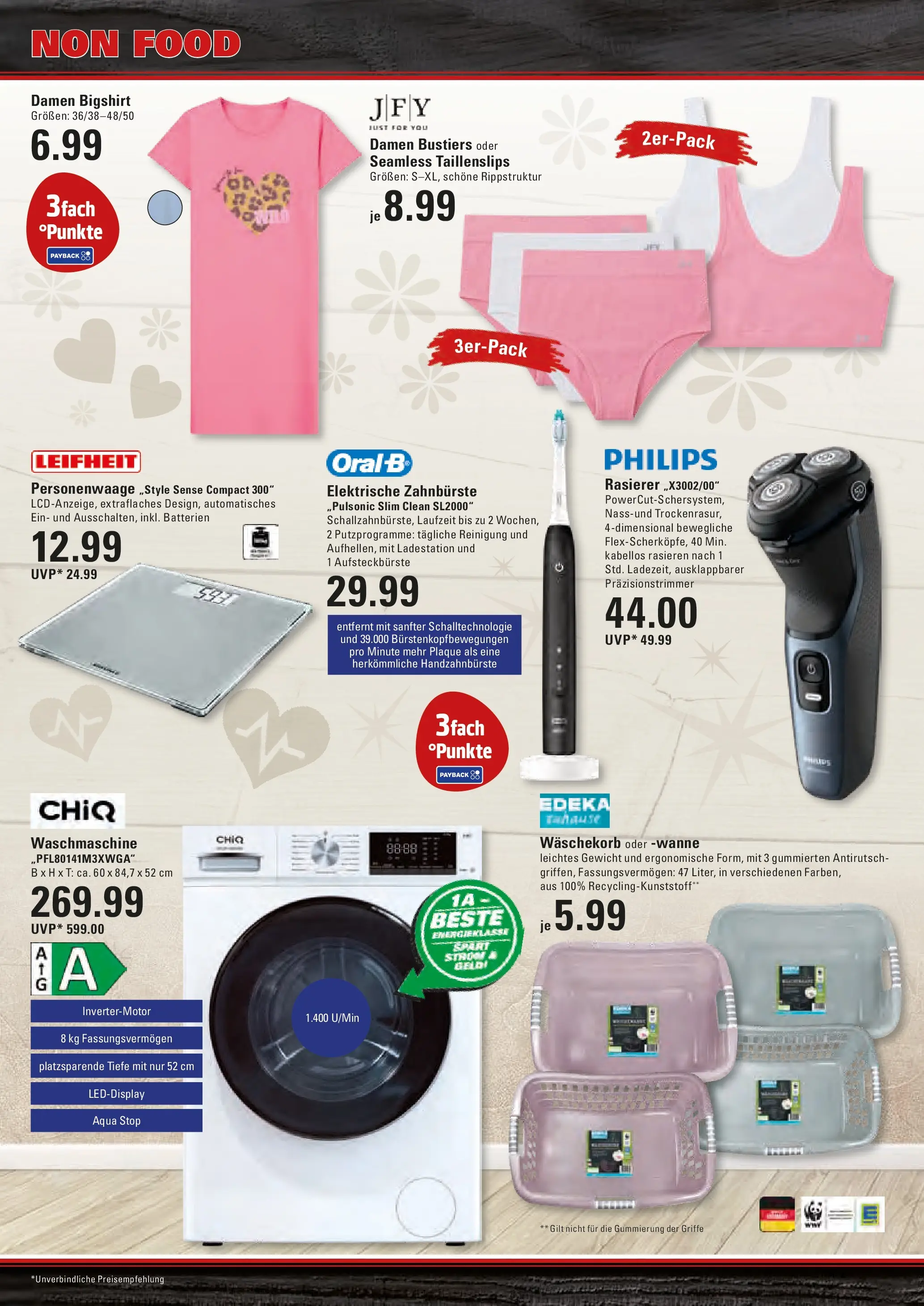 Edeka prospekt Stade	 (ab 15.03.2026) » Angebote Online | Seite: 22 | Produkte: Gewicht, Elektrische zahnbürste, Batterien, Personenwaage