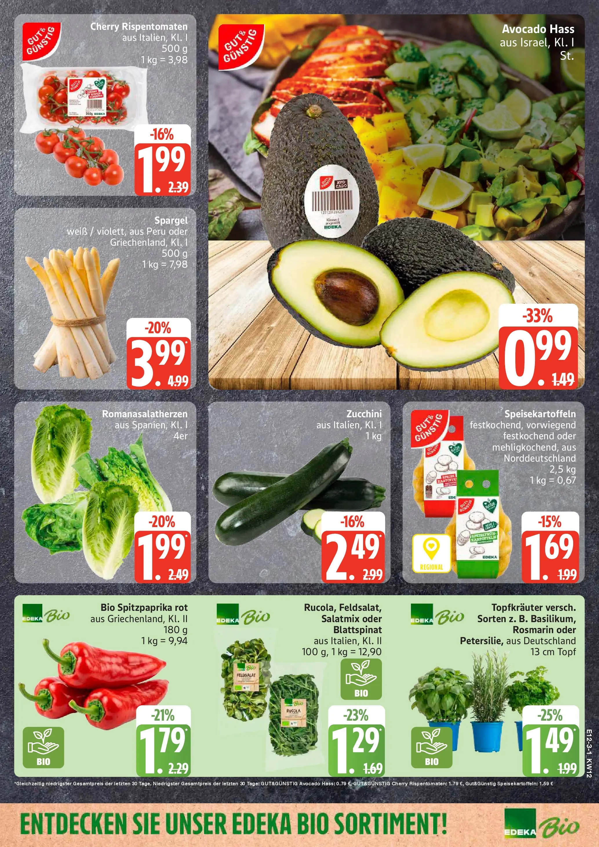 Edeka prospekt Hamburg	 (ab 15.03.2026) » Angebote Online | Seite: 3 | Produkte: Avocado, Kartoffeln, Petersilie, Zucchini