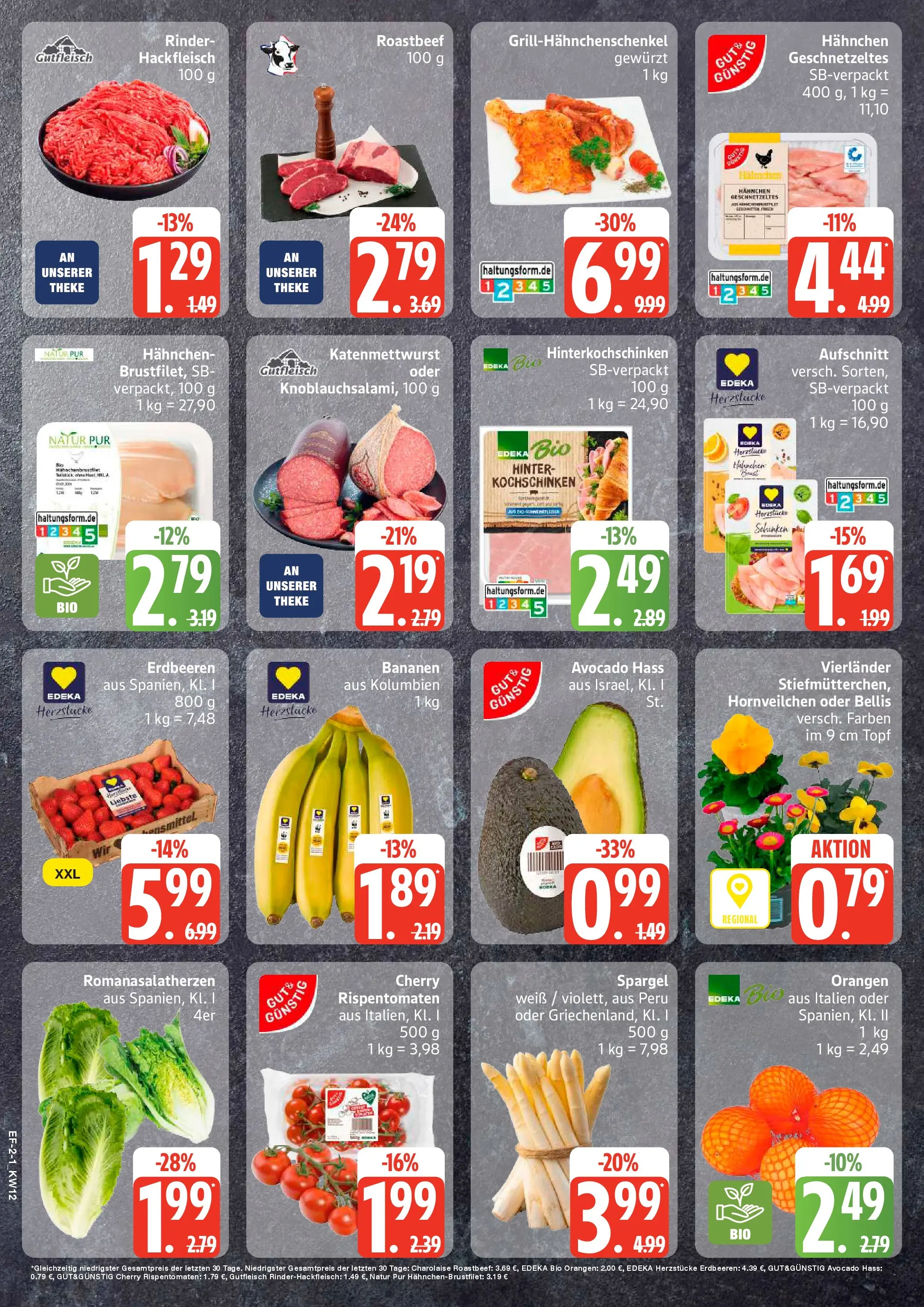 Edeka prospekt Hamburg	 (ab 15.03.2026) » Angebote Online | Seite: 2 | Produkte: Hahnchen, Orangen, Spargel, Roastbeef