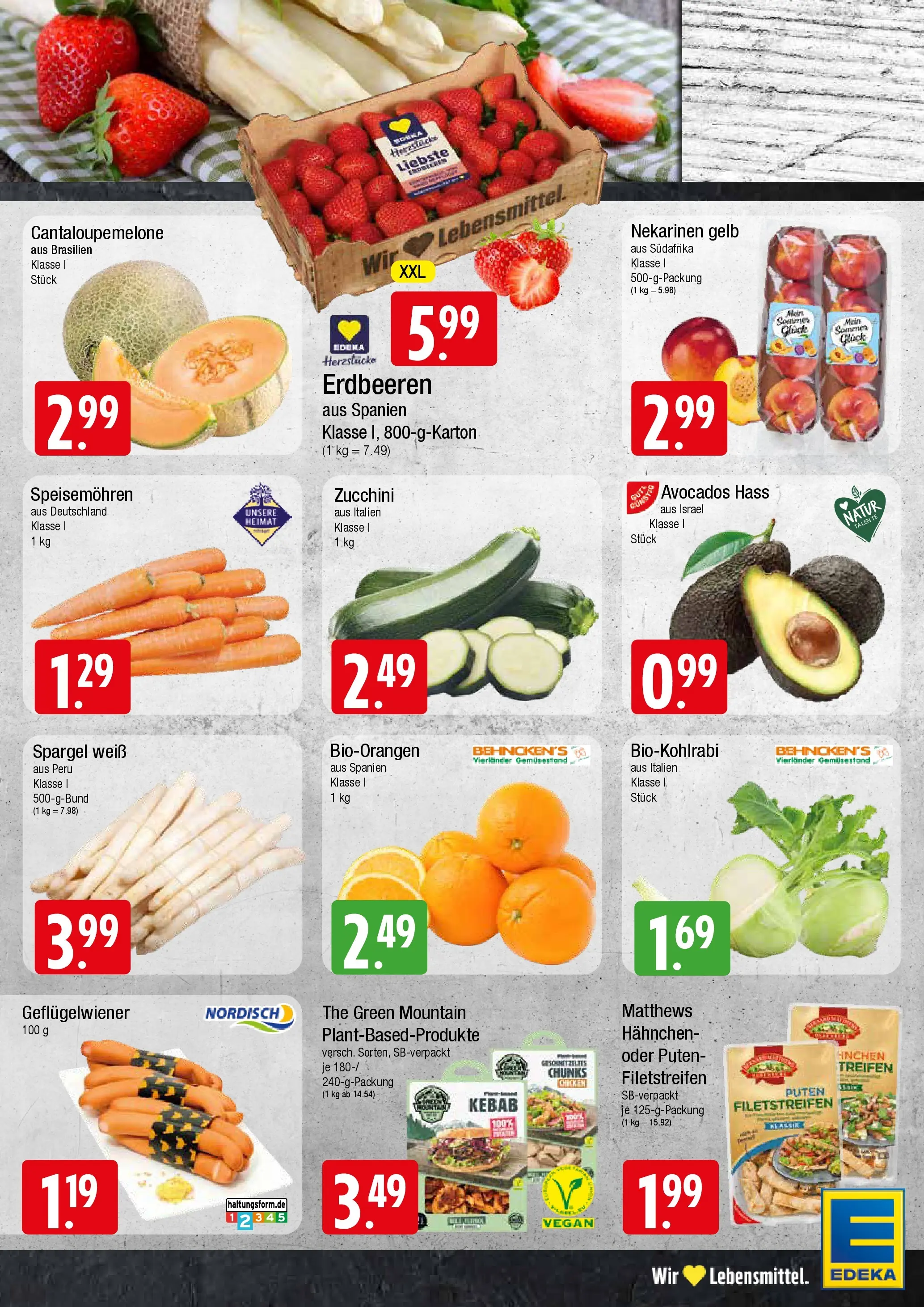 Edeka prospekt Wentorf	 (ab 15.03.2026) » Angebote Online | Seite: 3 | Produkte: Kohlrabi, Spargel, Avocado, Erdbeeren