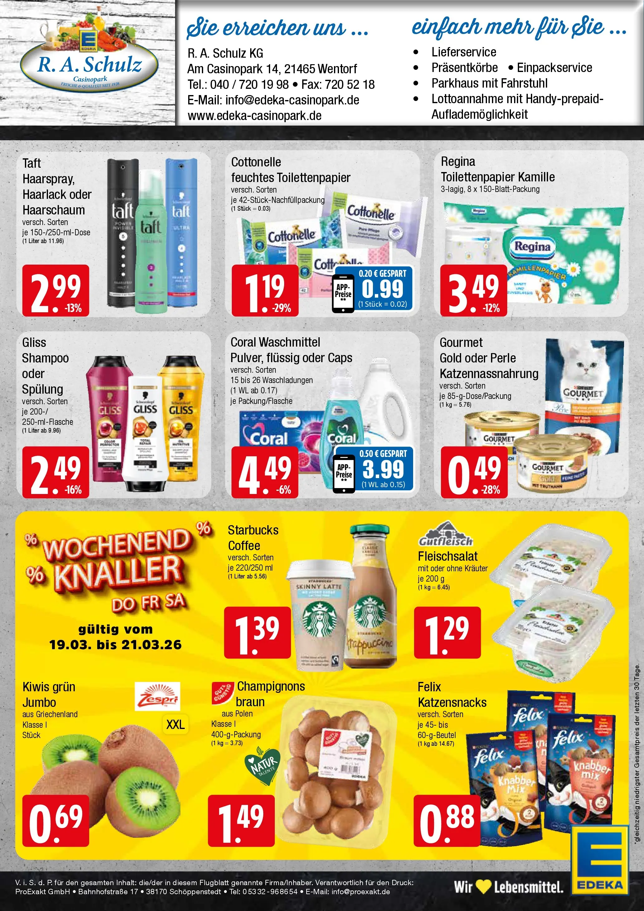 Edeka prospekt Wentorf	 (ab 15.03.2026) » Angebote Online | Seite: 8 | Produkte: Shampoo, Spülung, Champignons, Feuchtes Toilettenpapier