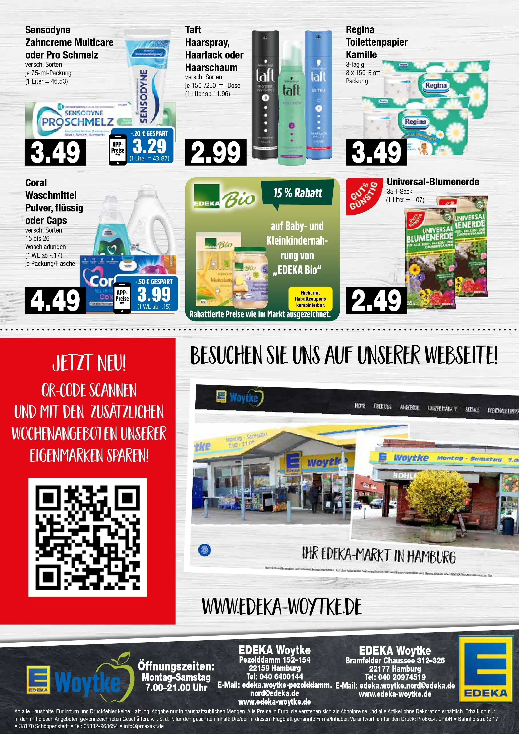 Edeka prospekt Hamburg	 (ab 15.03.2026) » Angebote Online | Seite: 8 | Produkte: Coral, Coral waschmittel, Waschmittel, Uhr