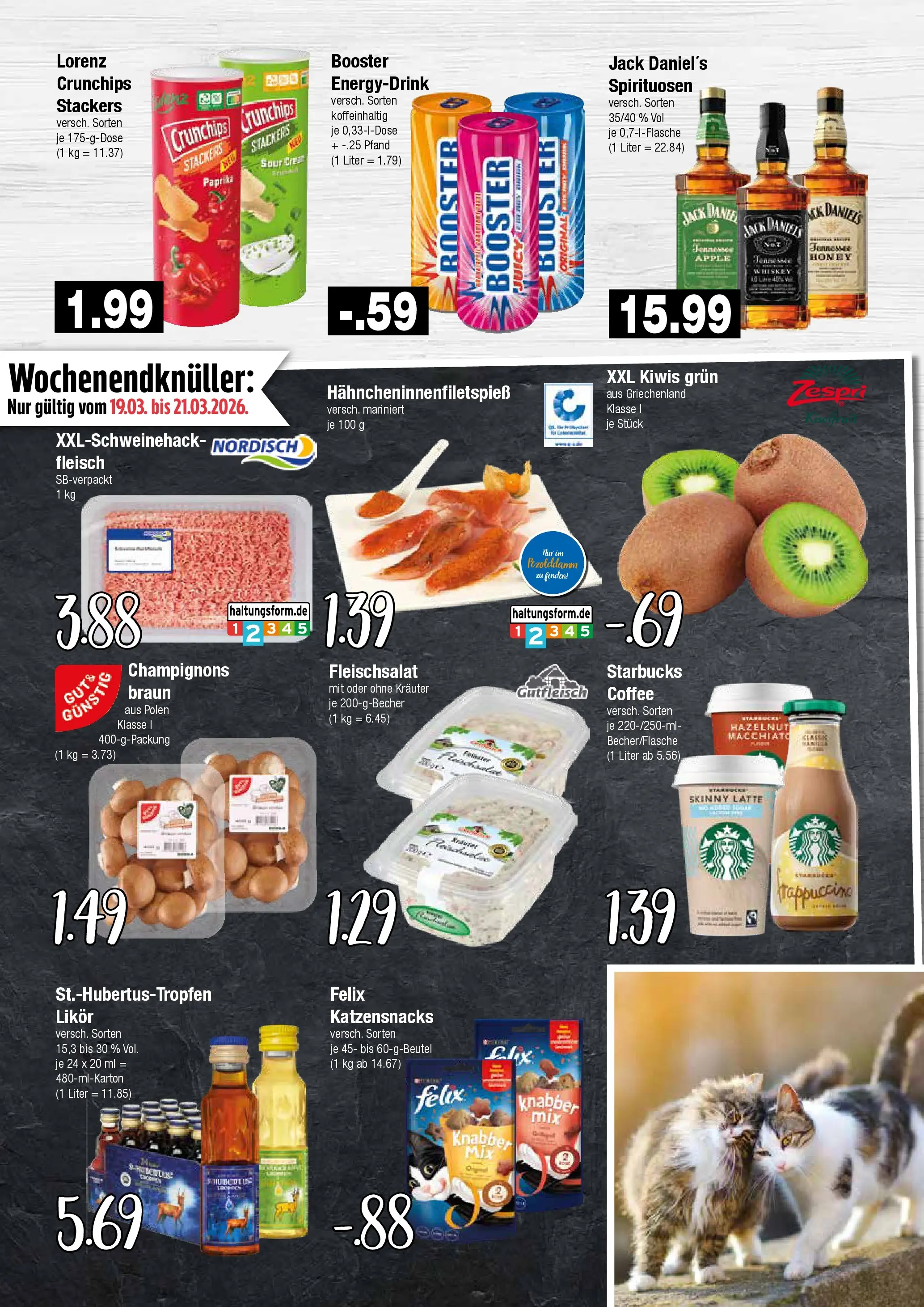 Edeka prospekt Hamburg	 (ab 15.03.2026) » Angebote Online | Seite: 10 | Produkte: Jack Daniel's, Paprika, Lorenz crunchips, Fleisch