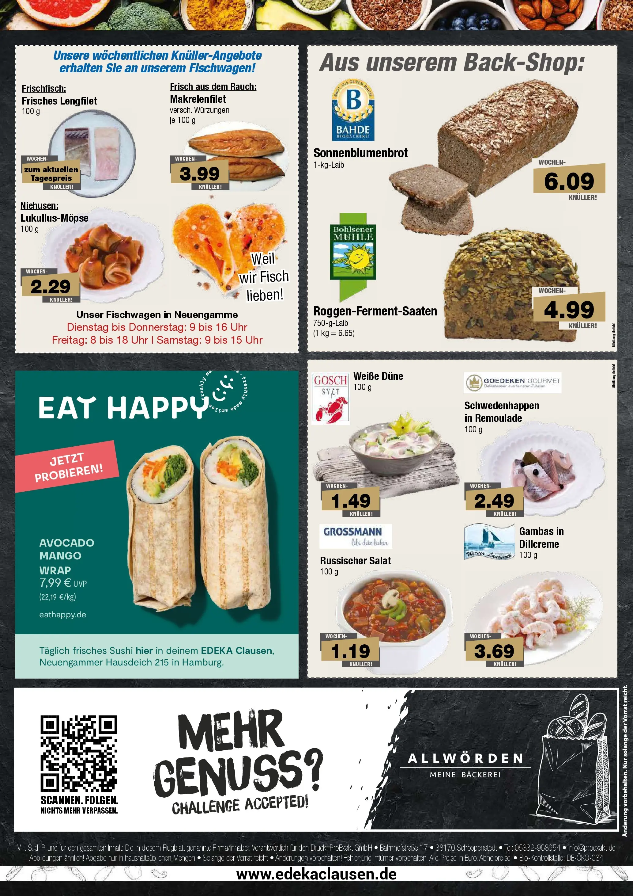 Edeka prospekt Hamburg	 (ab 15.03.2026) » Angebote Online | Seite: 8 | Produkte: Bäckerei, Avocado, Salat, Uhr