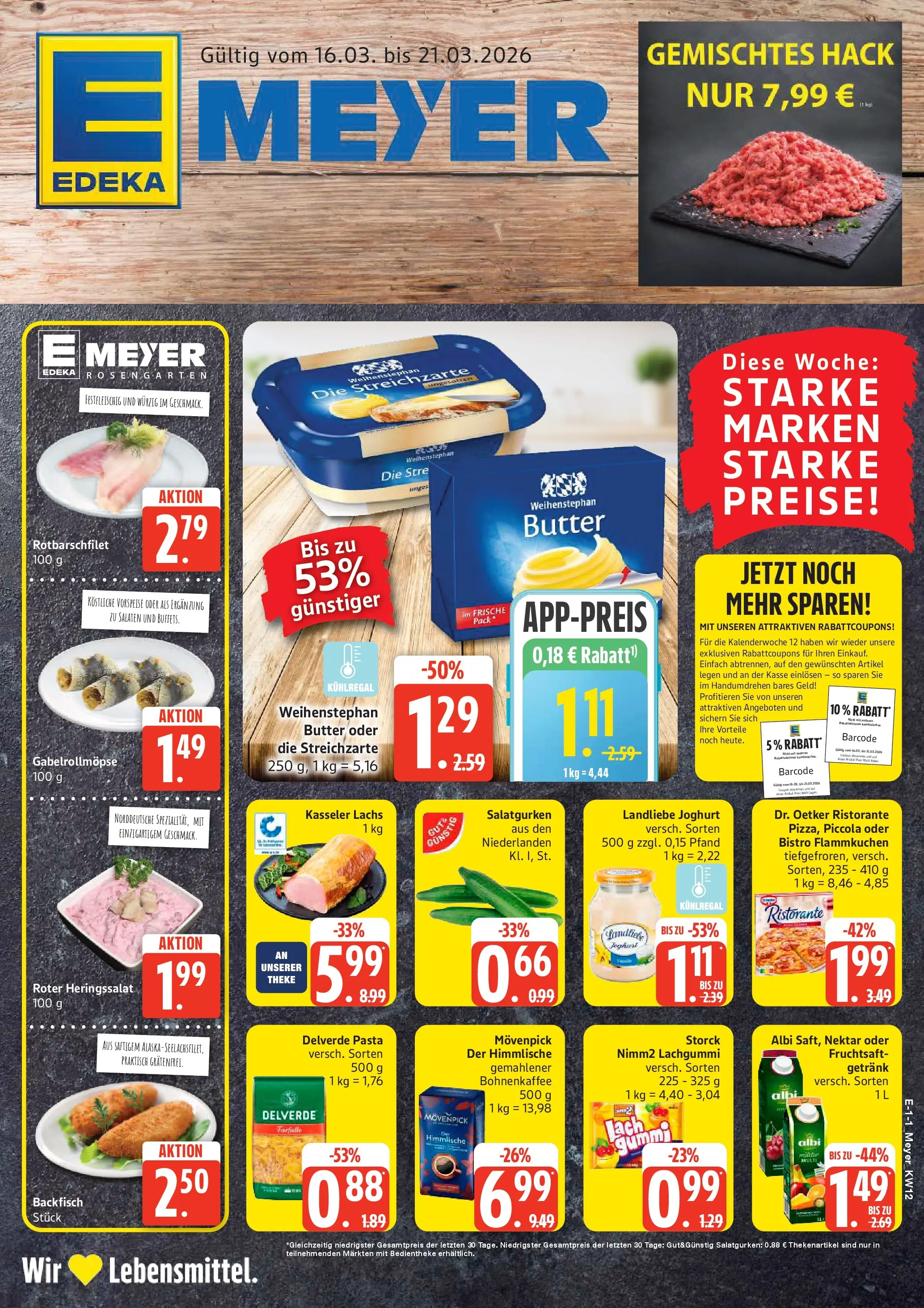 Edeka prospekt Seevetal	 (ab 15.03.2026) » Angebote Online | Seite: 1 | Produkte: Ristorante, Theke, Lachs, Pasta