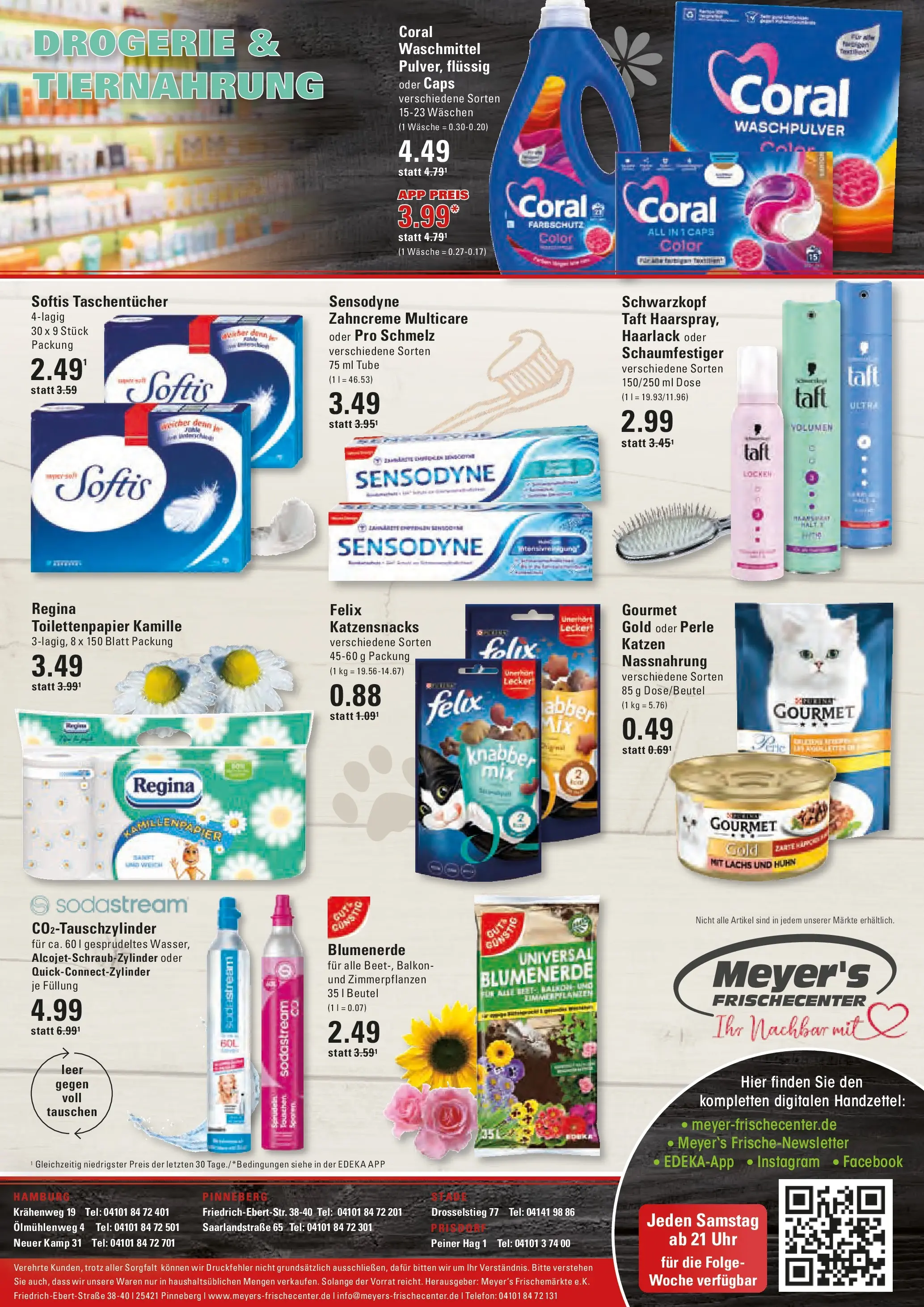 Edeka prospekt Hamburg	 (ab 15.03.2026) » Angebote Online | Seite: 16 | Produkte: Lachs, Waschpulver, Telefon, Sodastream