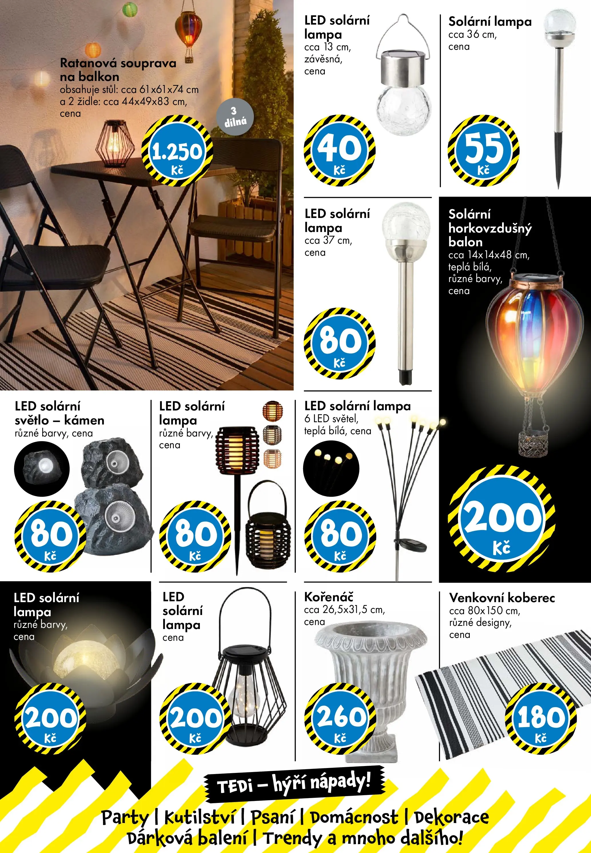 TEDi aktuální leták od 06.03.2026 - akční nabídka | Strana: 27 | Produkty: Venkovní koberec, Koberec, LED, Dekorace