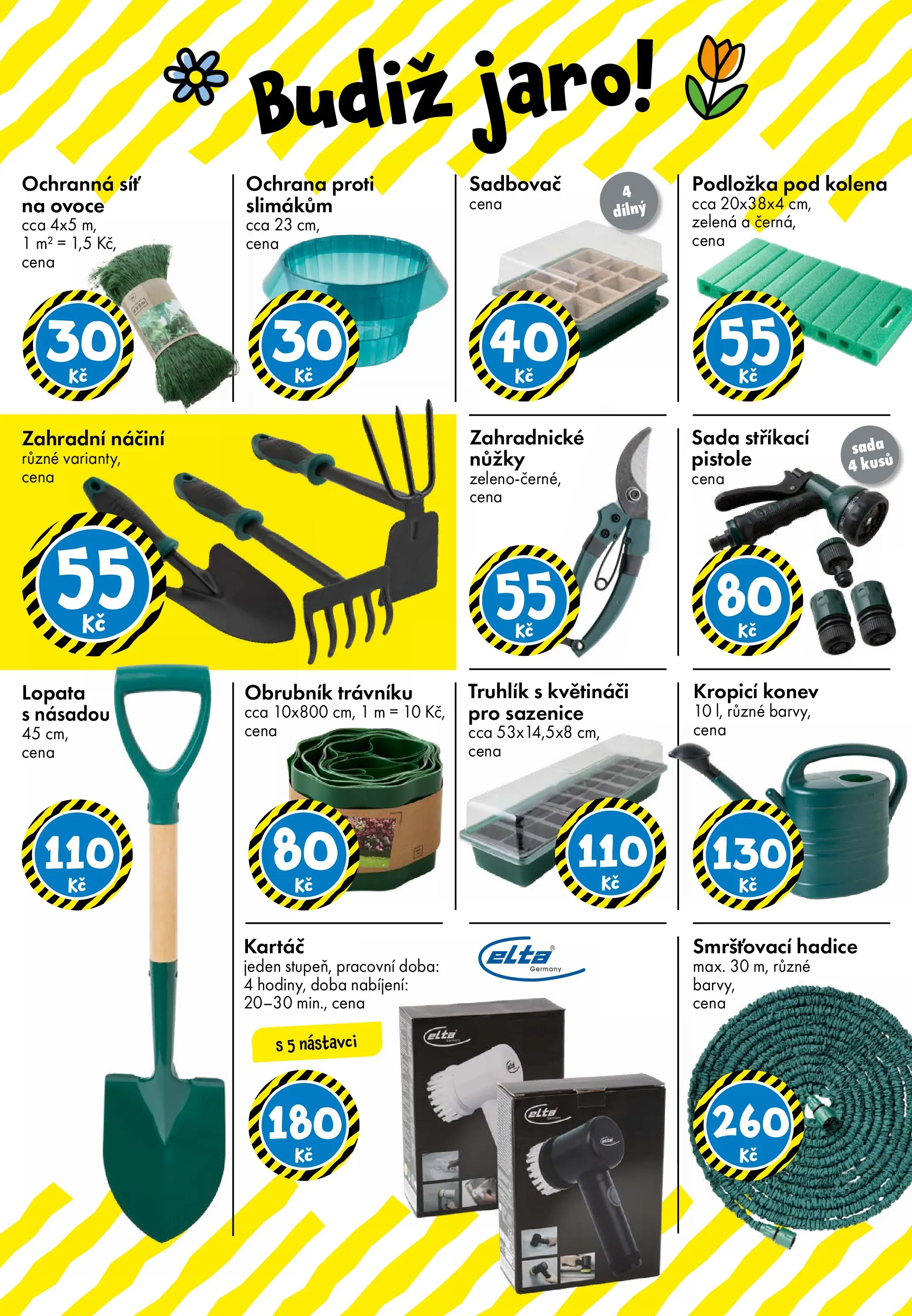 TEDi aktuální leták od 06.03.2026 - akční nabídka | Strana: 29 | Produkty: Truhlík, Ovoce, Nůžky, Lopata