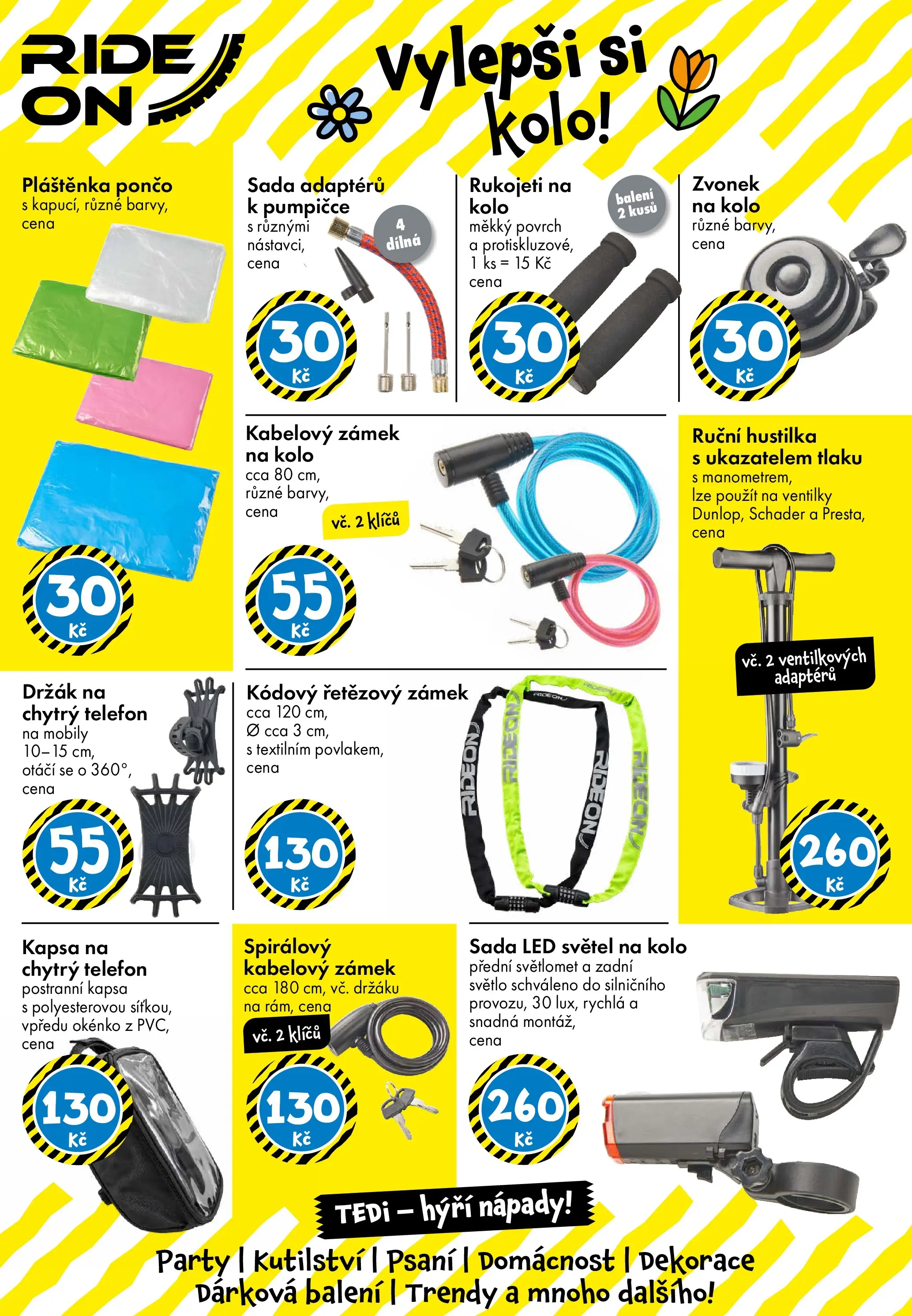 TEDi aktuální leták od 06.03.2026 - akční nabídka | Strana: 36 | Produkty: Telefon, Mobily, Pláštěnka, Dekorace