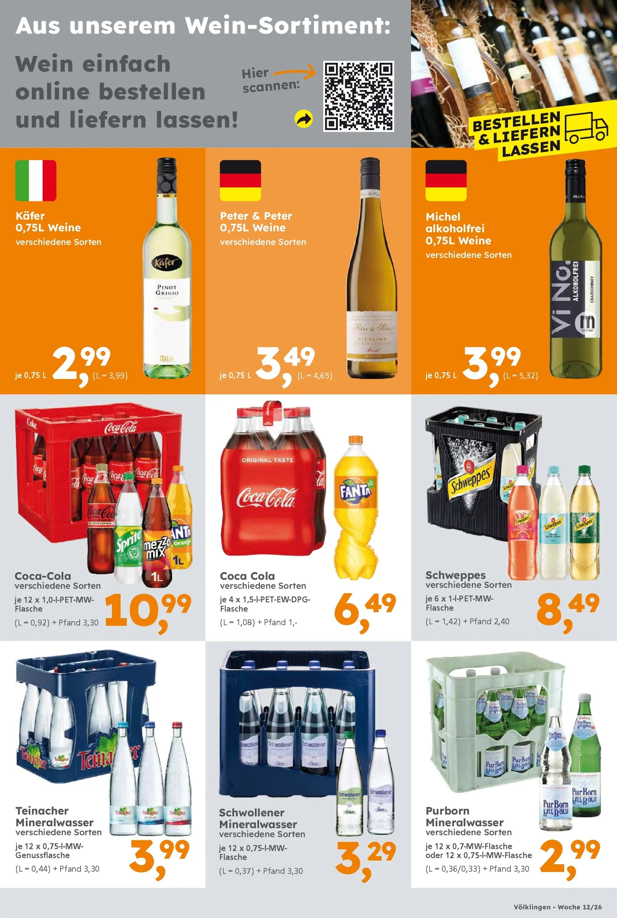 Globus Baumarkt Prospekt Saarbrücken	 (ab 16.03.2026) zum Blättern | Seite: 17 | Produkte: Fanta, Sprite, Cola, Wein
