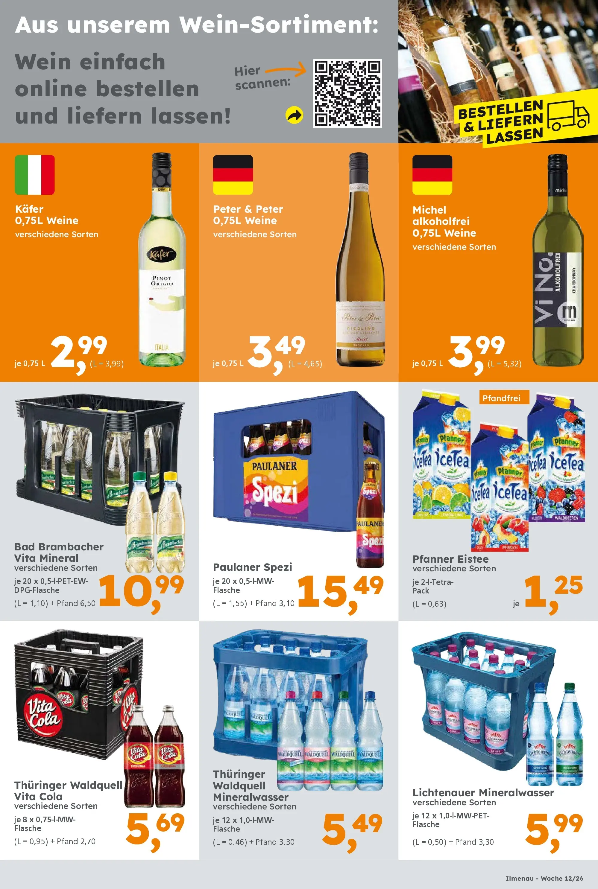 Globus Baumarkt Prospekt Ilmenau	 (ab 16.03.2026) zum Blättern | Seite: 17 | Produkte: Bad, Mineralwasser, Vita cola, Paulaner