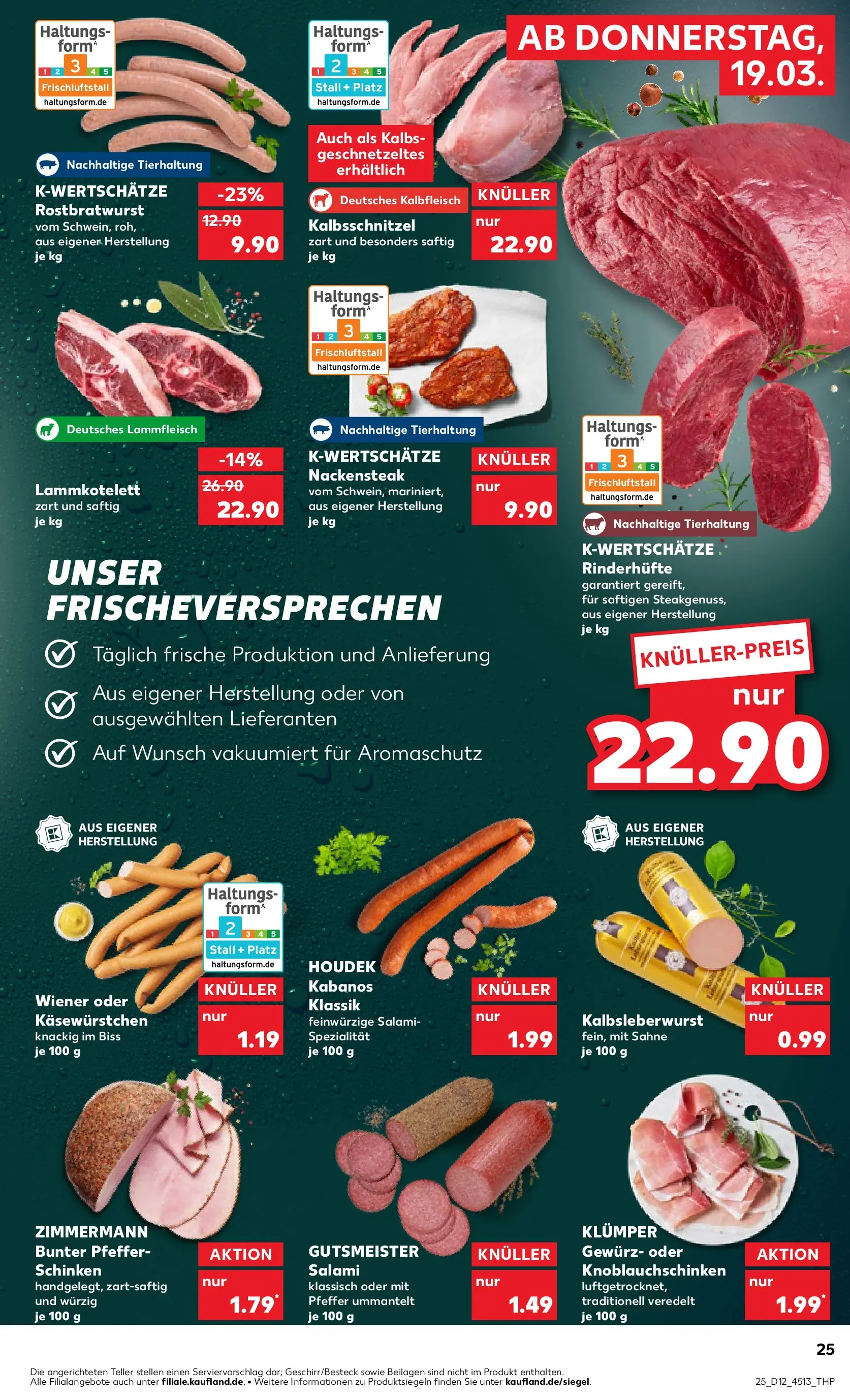 Prospekt Kaufland ab 16.03.2026 » Angebote Online zum Blättern | Seite: 37 | Produkte: Pfeffer, Salami, Schinken, Sahne