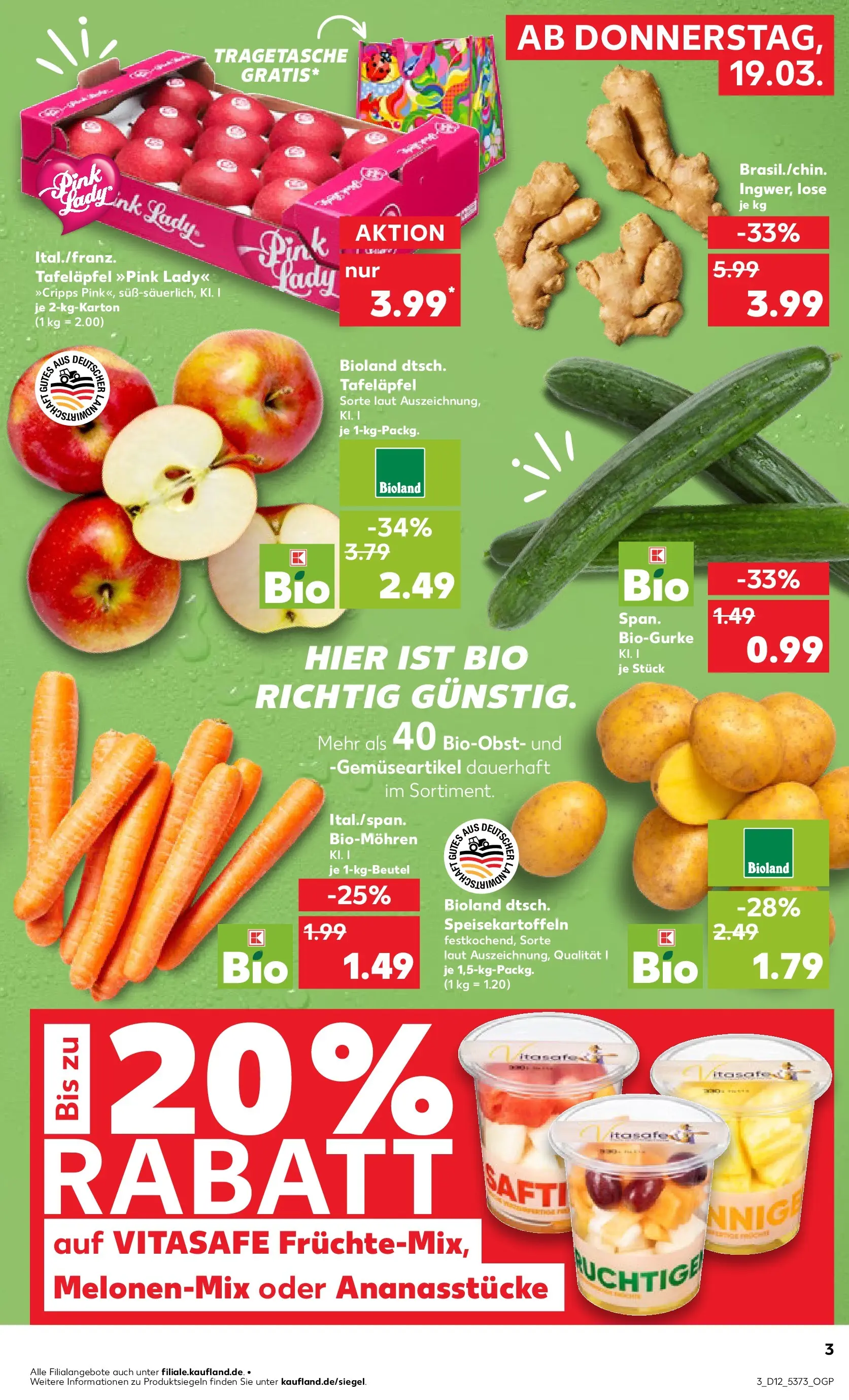 Prospekt Kaufland ab 16.03.2026 » Angebote und Werbung Online | Seite: 15 Prospekt Kaufland ab 16.03.2026 » Angebote Online zum Blättern | Seite: 15