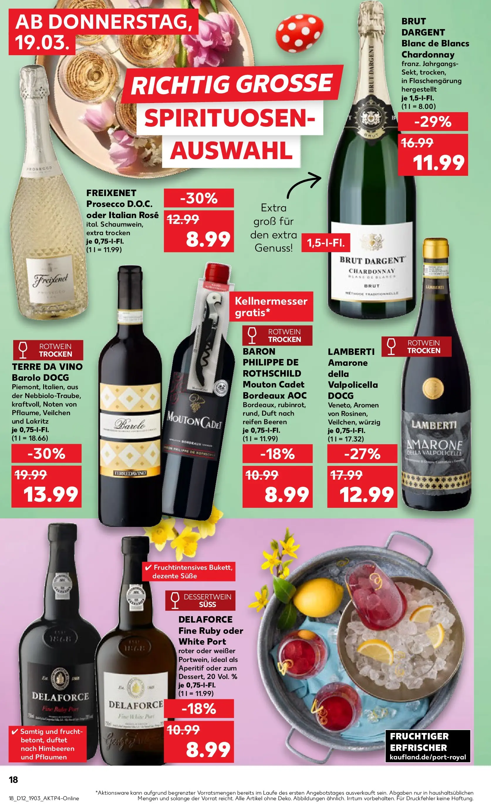 Prospekt Kaufland ab 16.03.2026 » Angebote Online zum Blättern | Seite: 30 | Produkte: Himbeeren, Freixenet, Rotwein trocken, Prosecco