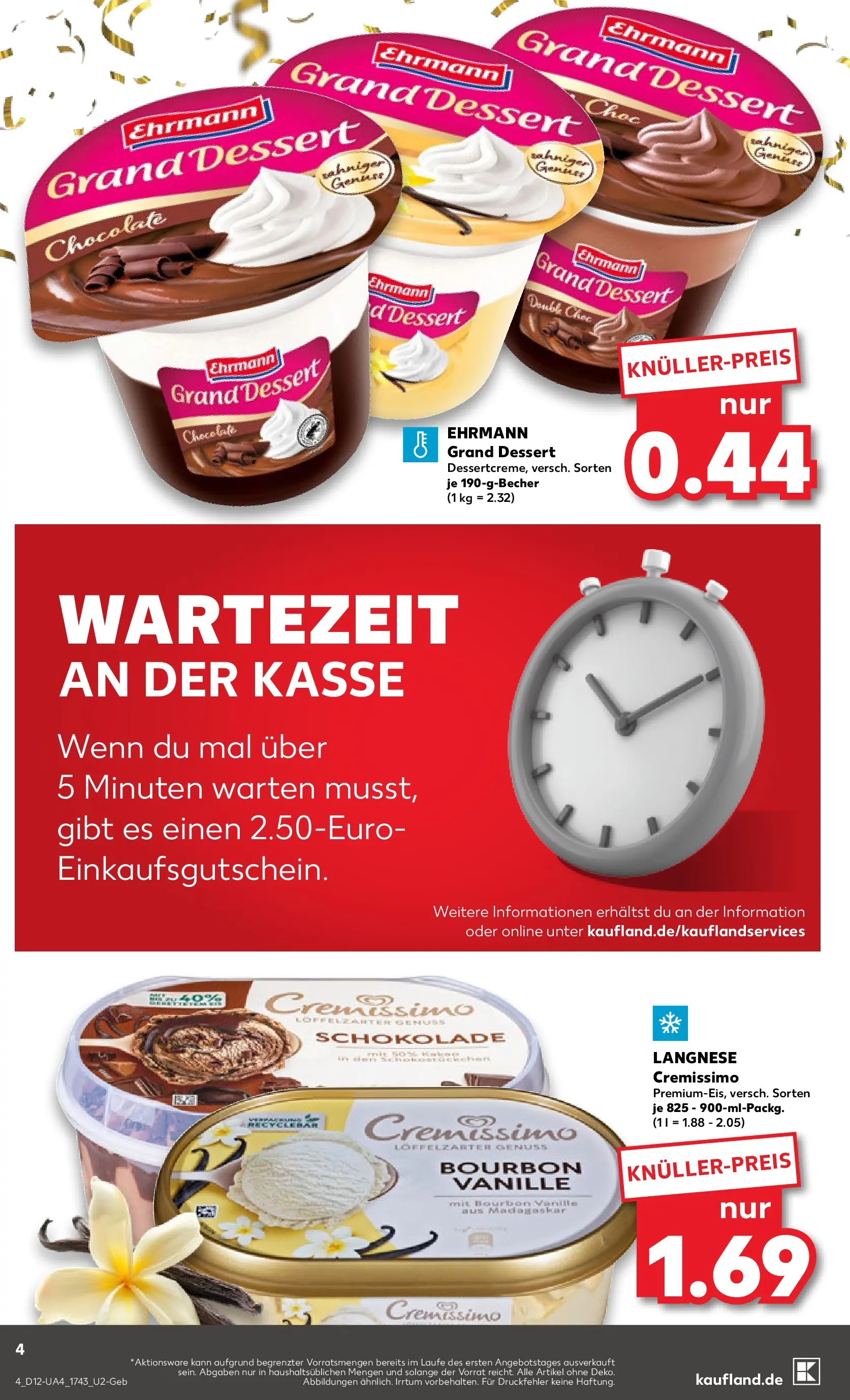 Prospekt Kaufland ab 16.03.2026 » Angebote und Werbung Online | Seite: 16 | Produkte: Langnese cremissimo, Cremissimo, Schokolade, Bourbon Prospekt Kaufland ab 16.03.2026 » Angebote Online zum Blättern | Seite: 16 | Produkte: Langnese cremissimo, Cremissimo, Schokolade, Bourbon